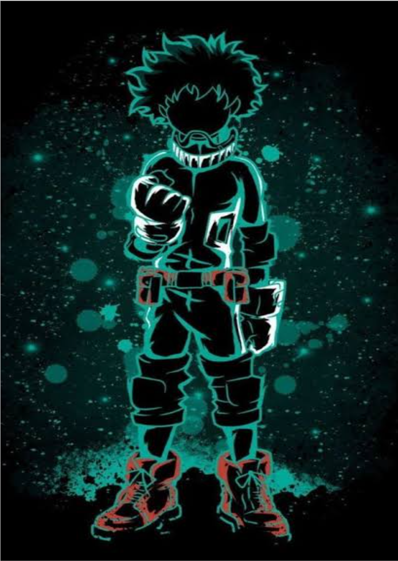 Quadro/poster izuku midoriya boku no hero