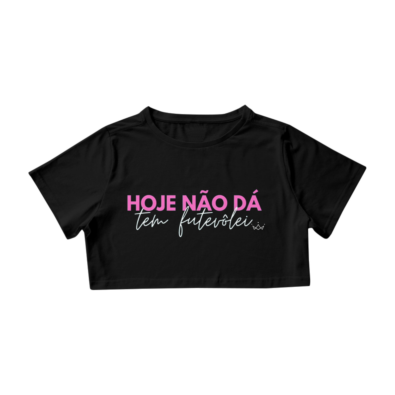 Cropped Fut Hoje não dá