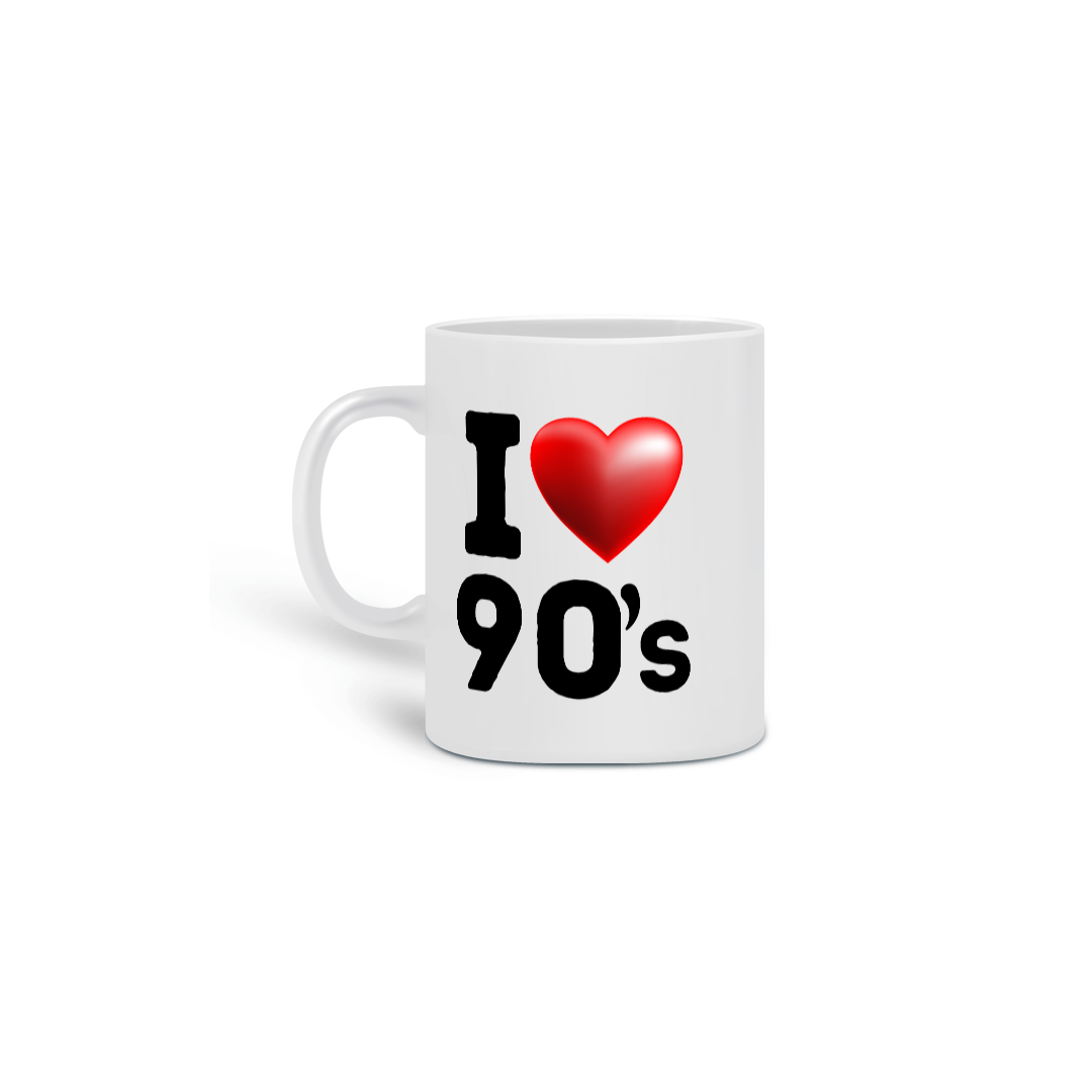 Caneca i love 90