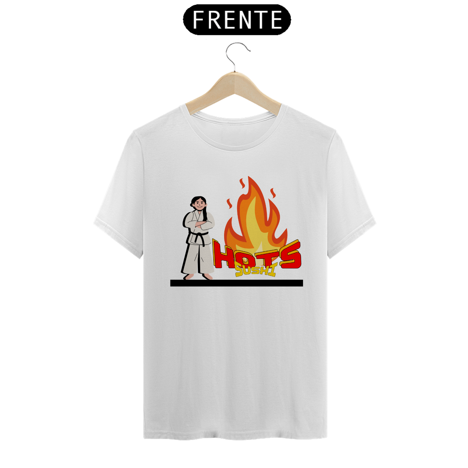 CAMISA GOLA CARECA FAIXA-PRETA