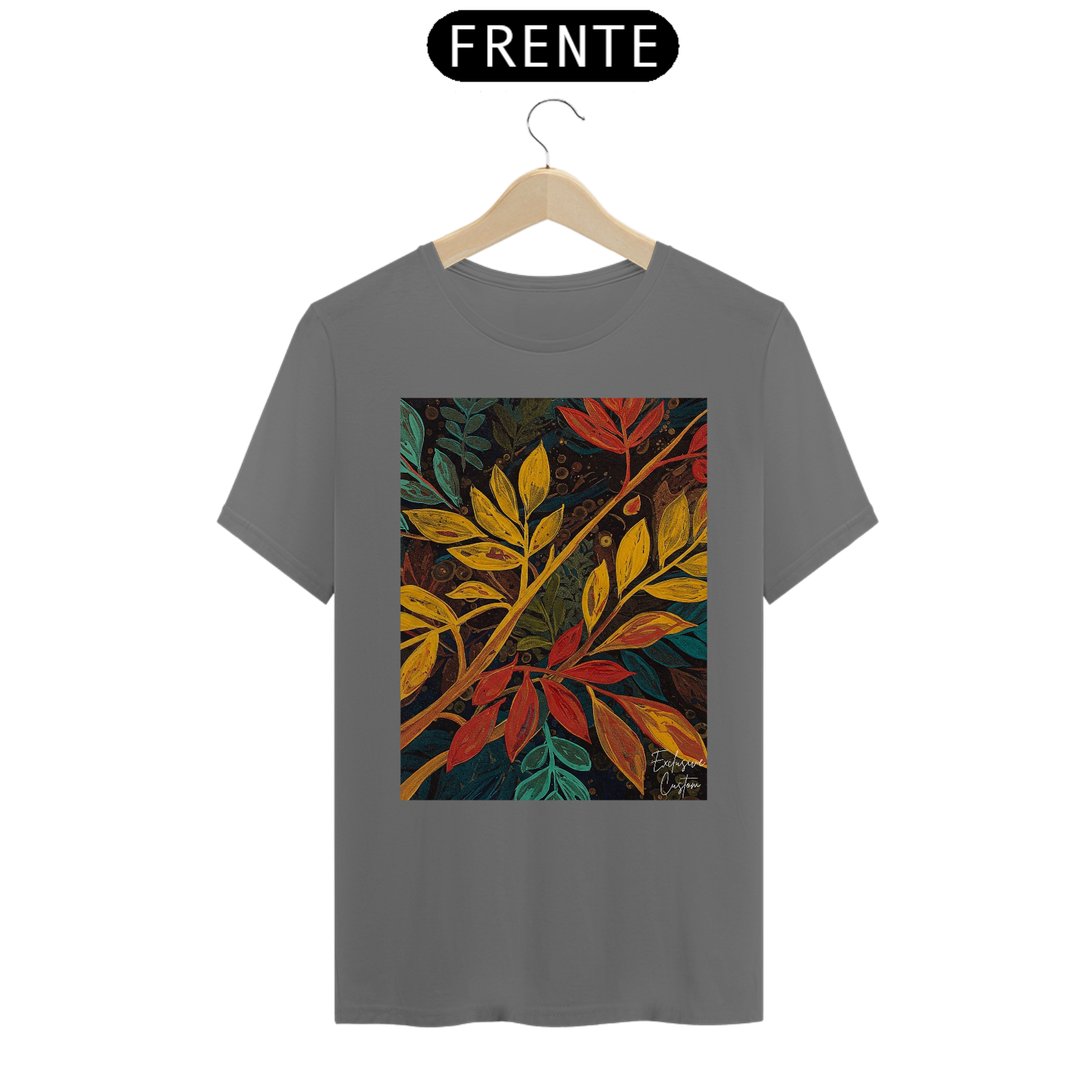 Camiseta Folhagem Estonada