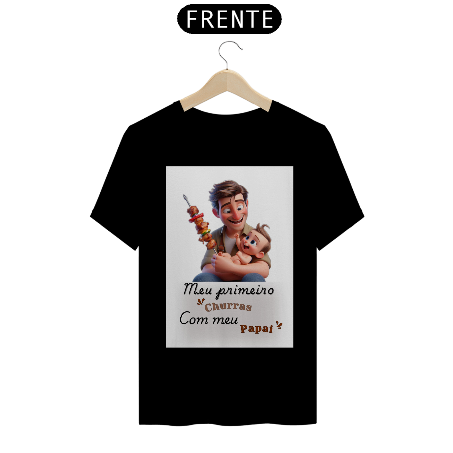 Nome do produto: Camisa Pai Churrasqueiro