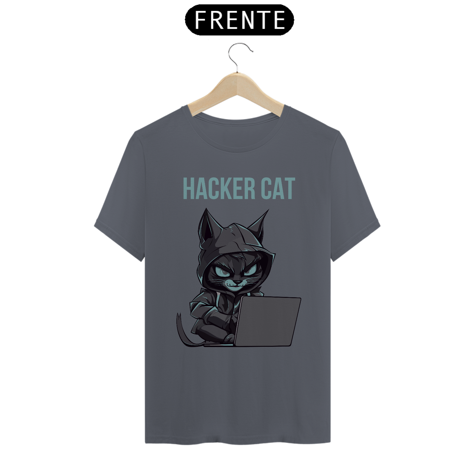 CAMISA HACKER CAT