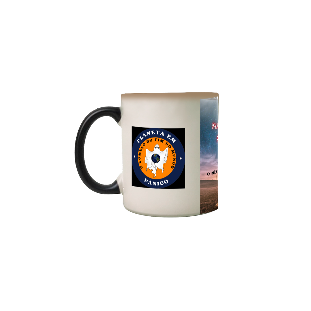 Caneca HIGH Quality planeta em Pânico - Salve-se quem puder!! 