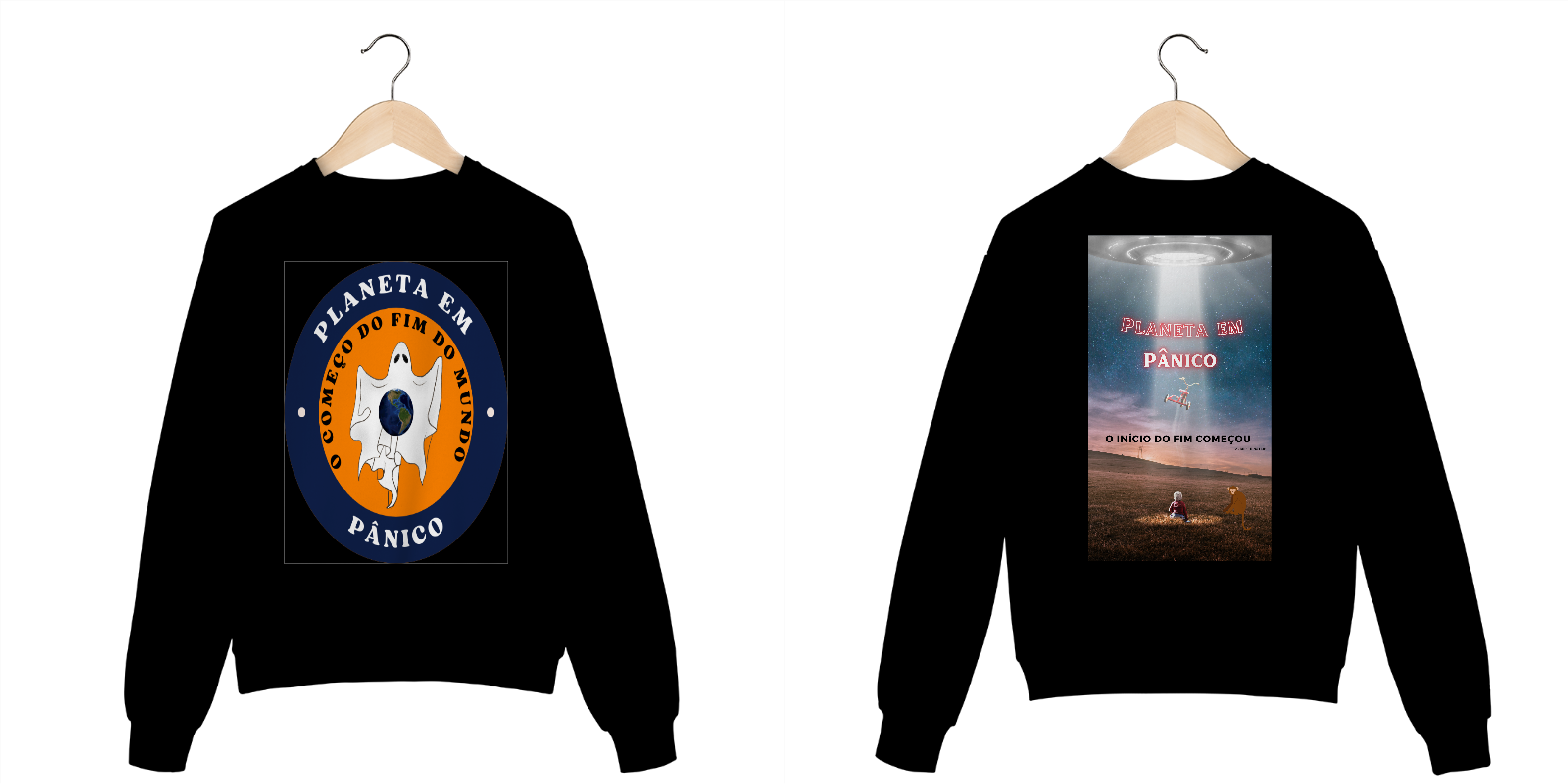 Moletom sem touca Planeta em Pânico