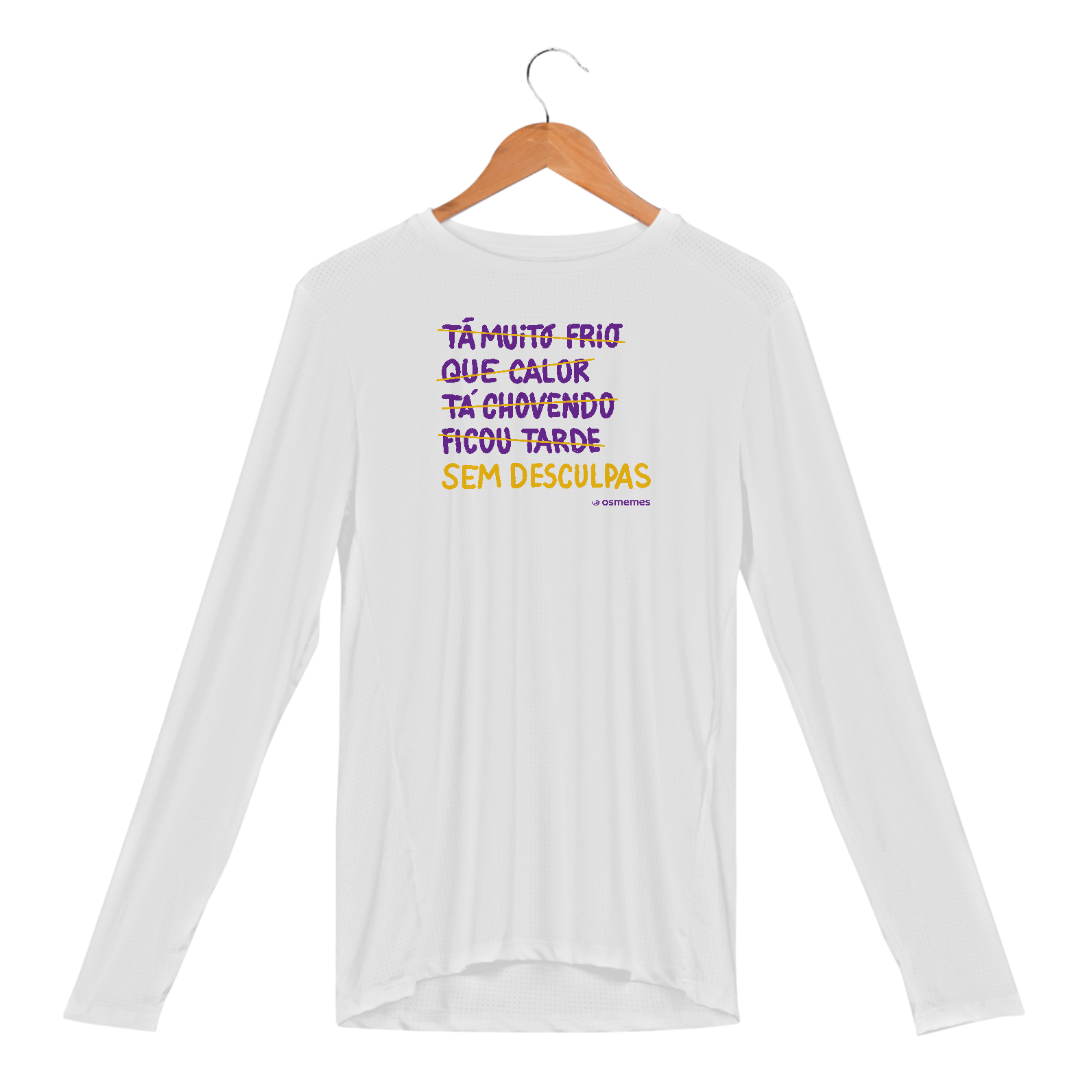 Camisa Manga Longa Sport Dry Uv - SEM DESCULPAS