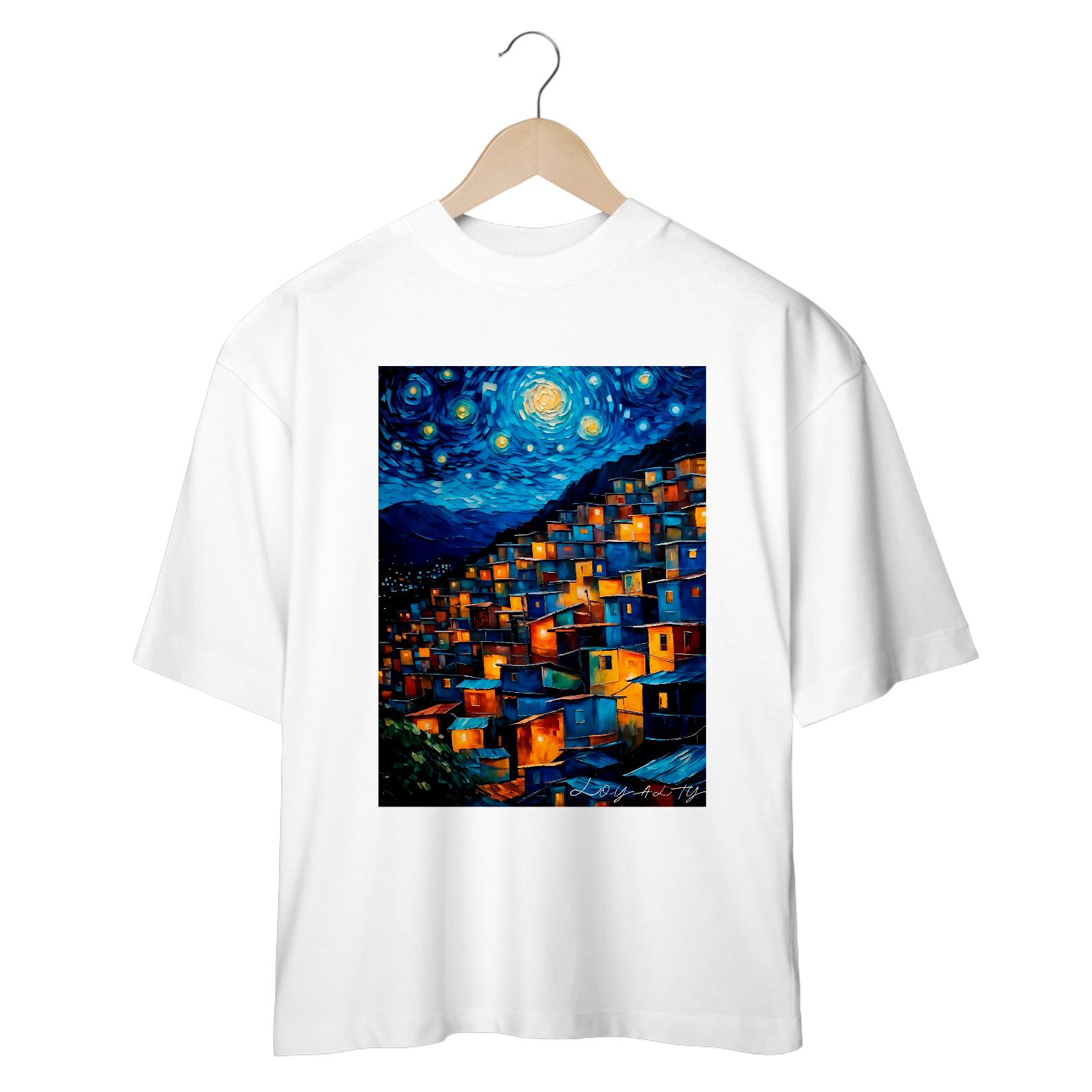 Camiseta Loyalty Oversized Vincent in Favela