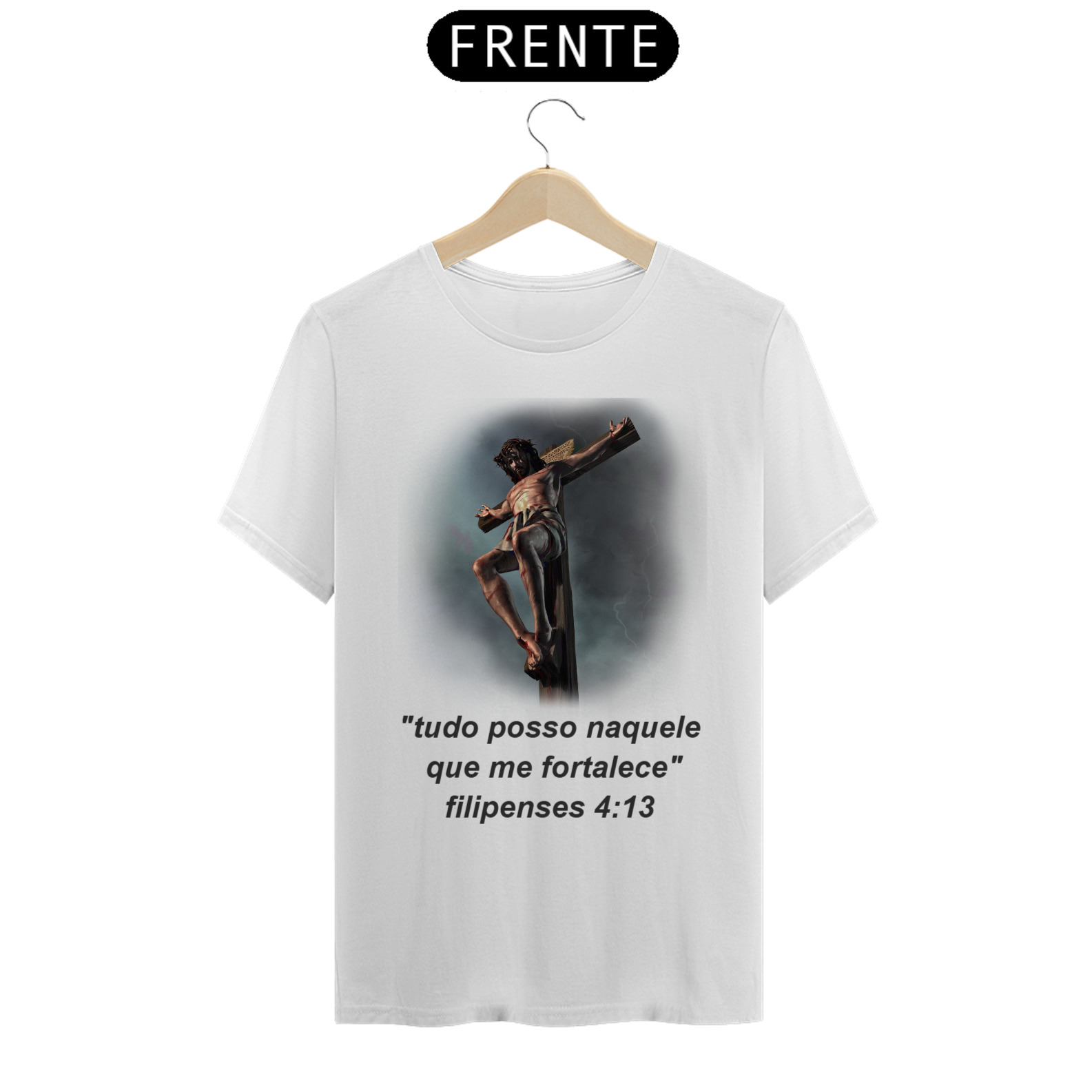 CAMISETA TUDO POSSO  NAQUELE QUE ME FORTALECE
