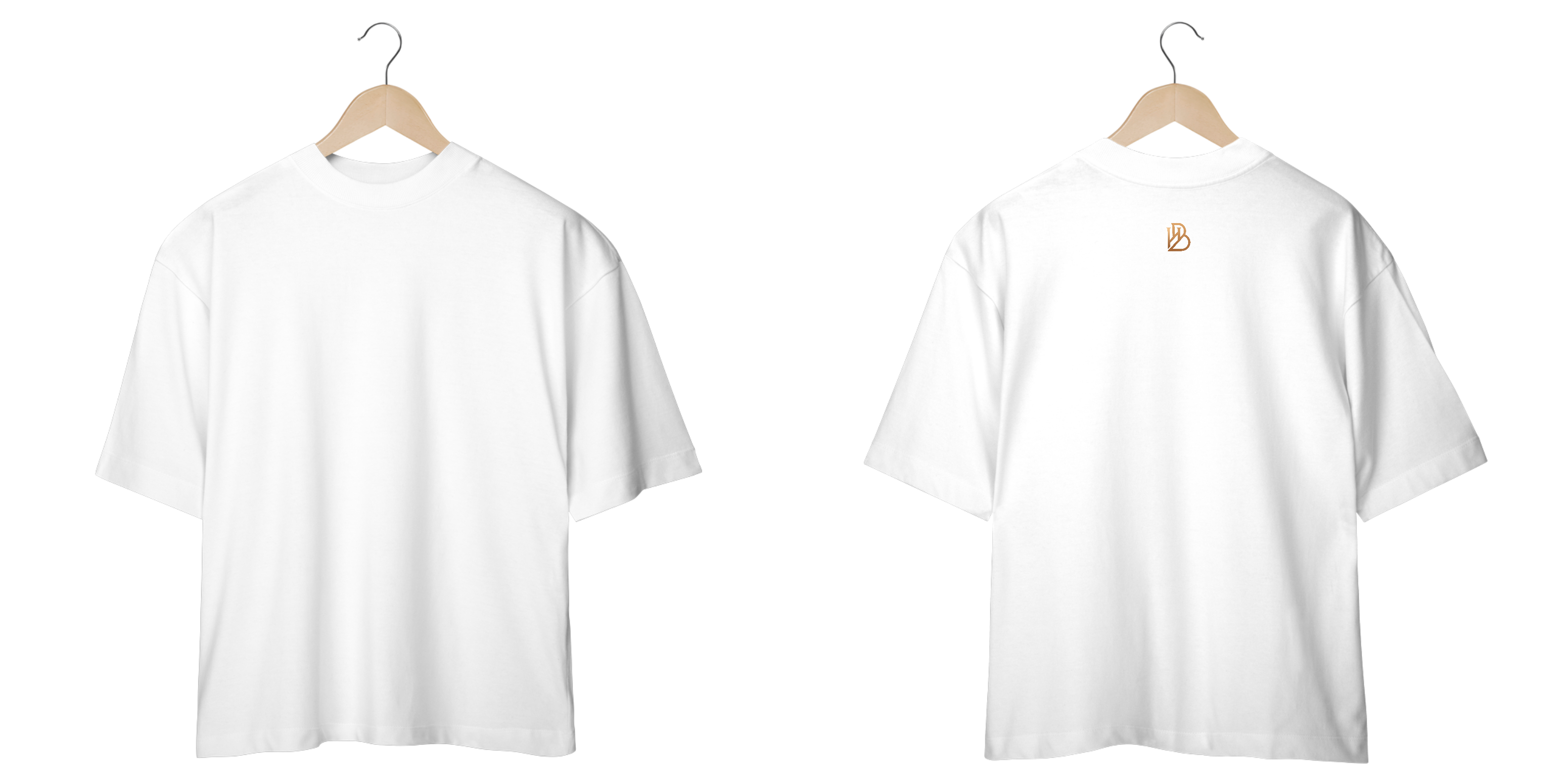 T-shirt Oversized Estampa Costas - HB