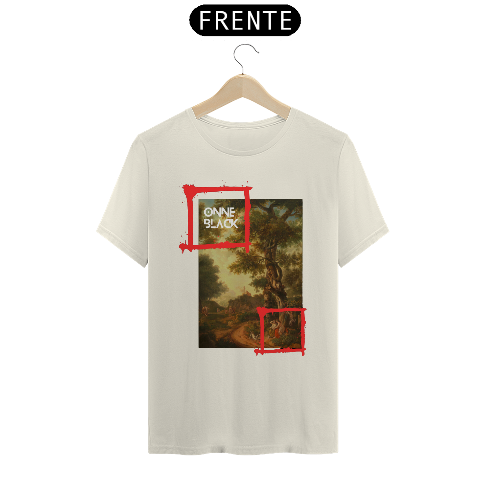 Camiseta OnneBlack Pima quadro