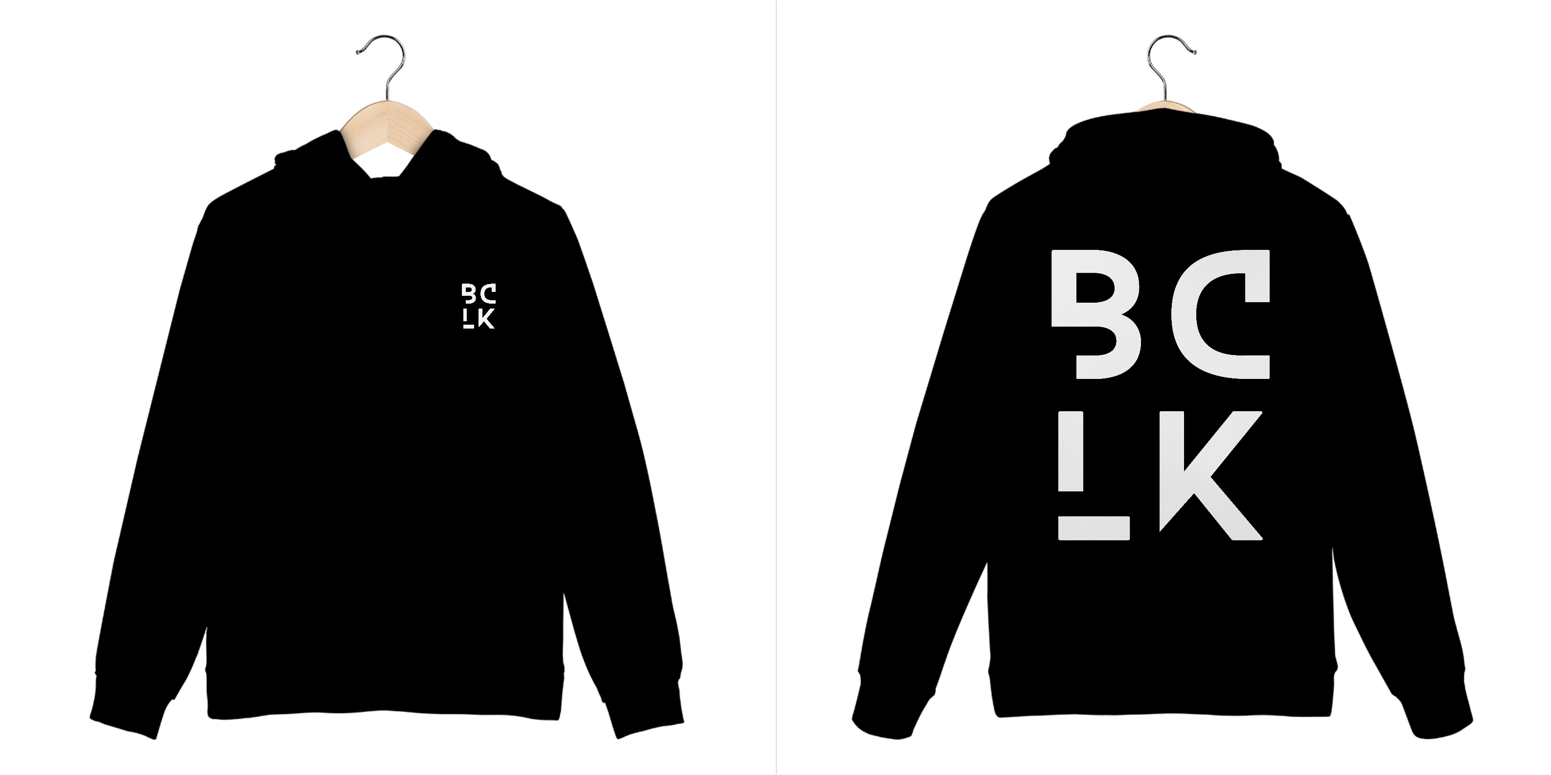 Moletom canguru Onne Black preto