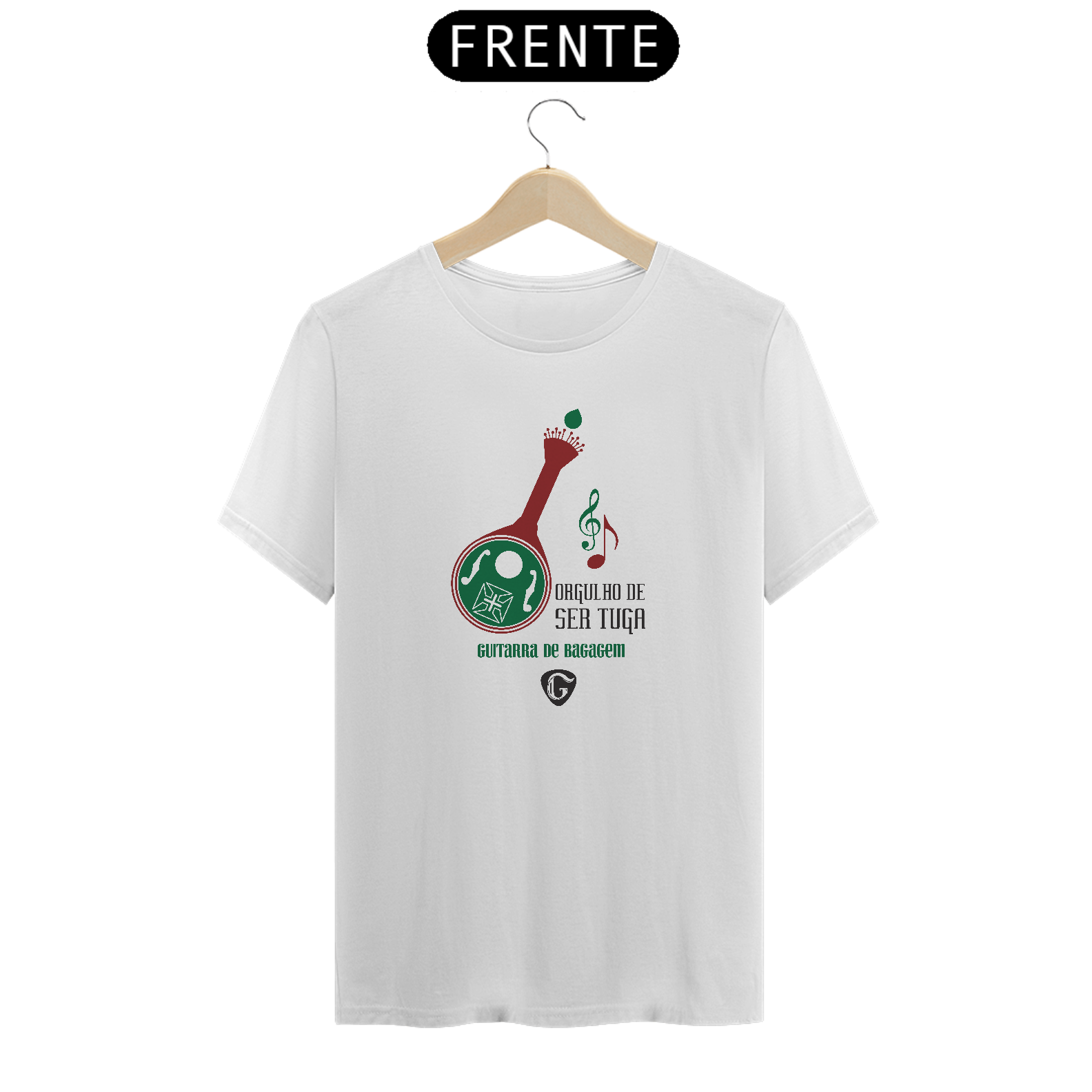 Prime Branca Unisex Orgulho de Ser Tuga