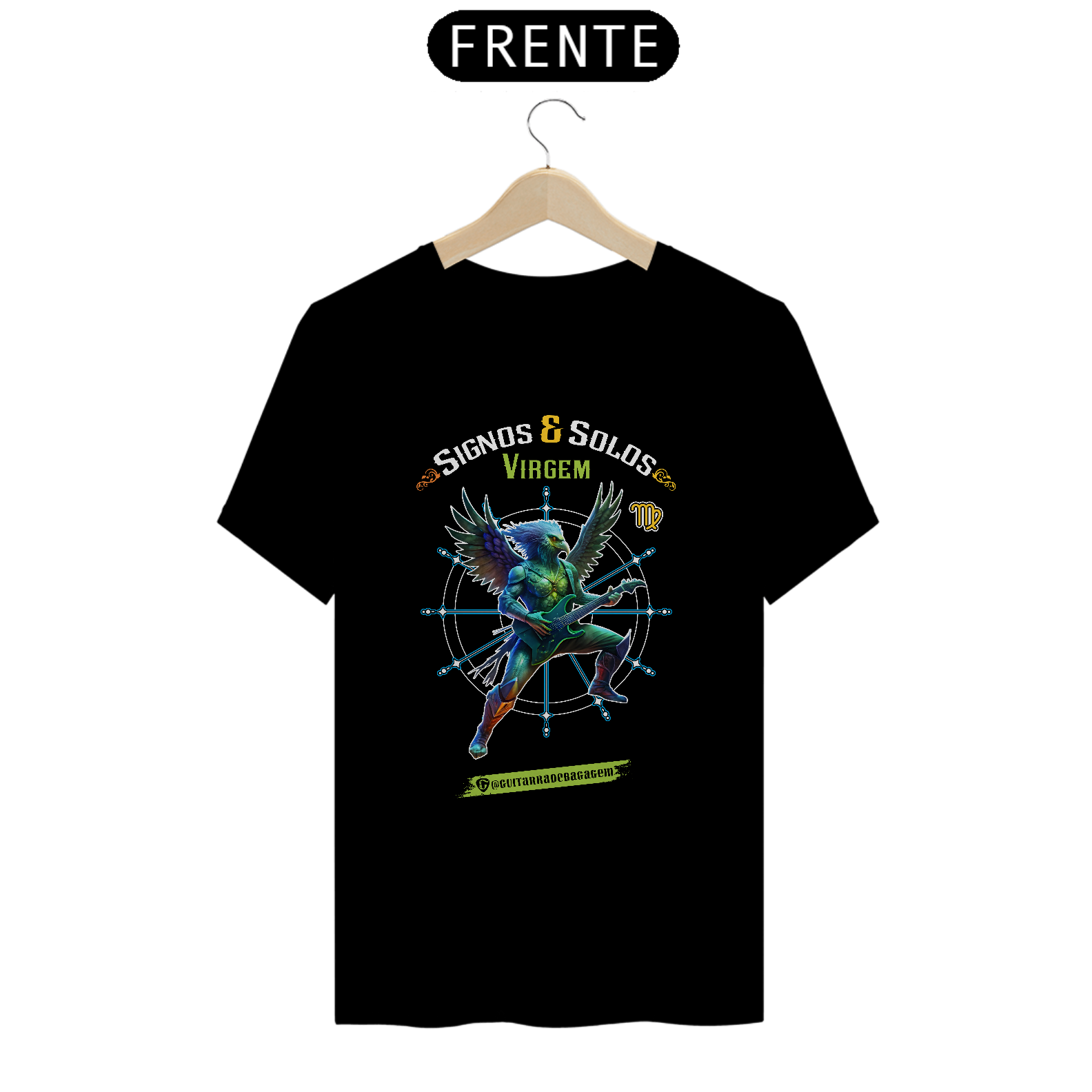 Camiseta Signos e Solos - Virgem Versão Masculina Escuras