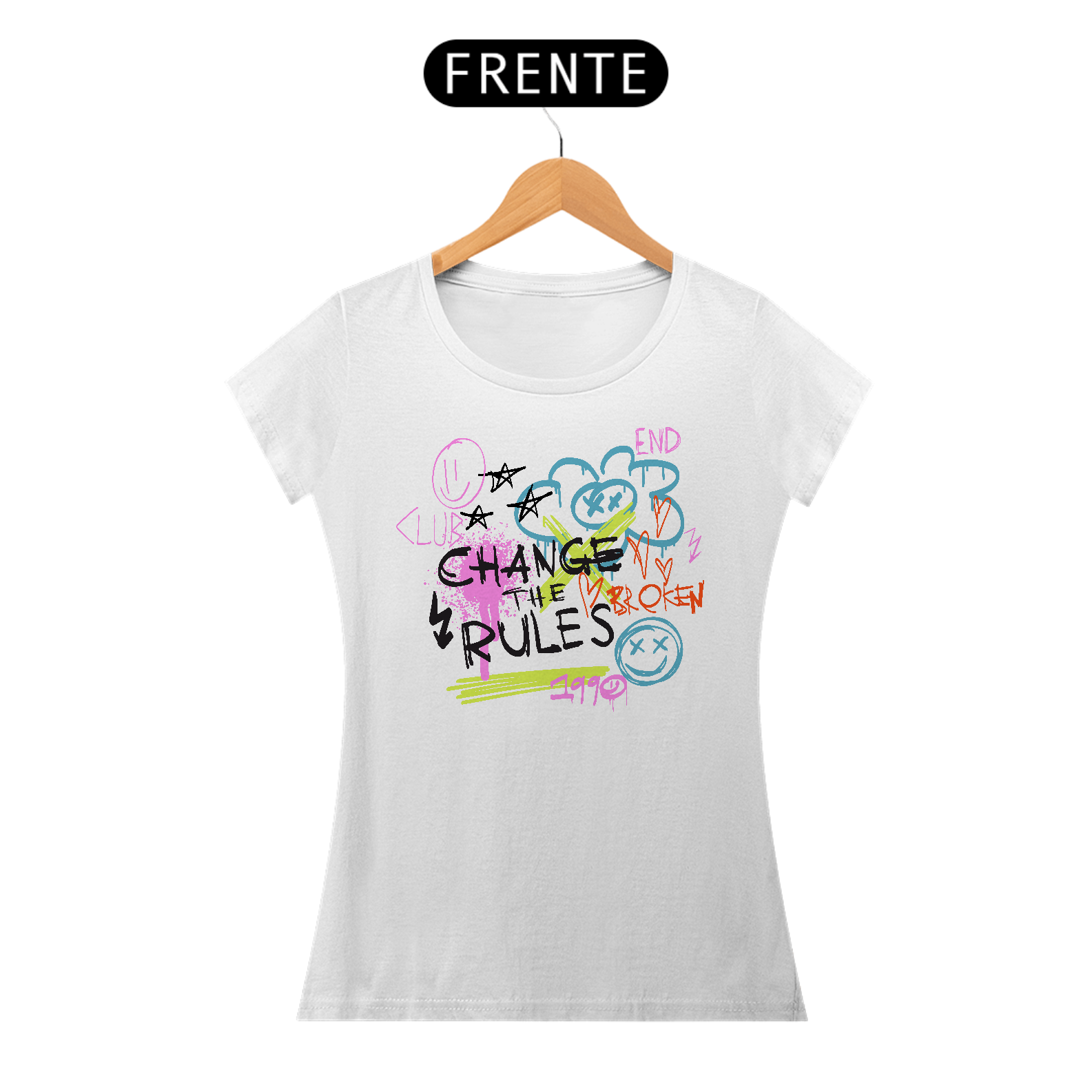 Camiseta Feminina Change The Rules
