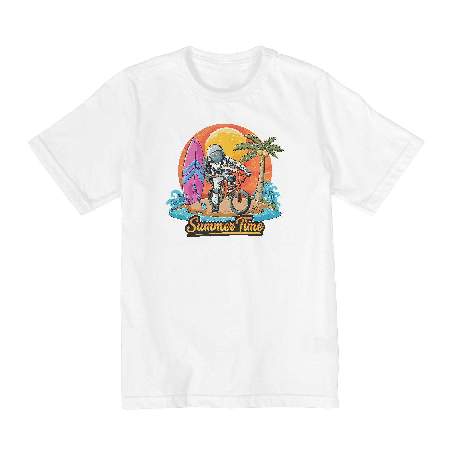 Camiseta Infantil 10 a 14 anos / Summer Time