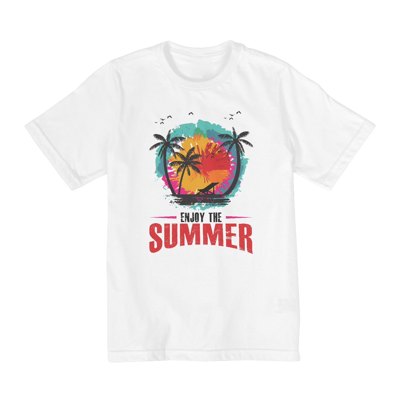 Camiseta Infantil 2 a 8 anos / Enjoy The Summer