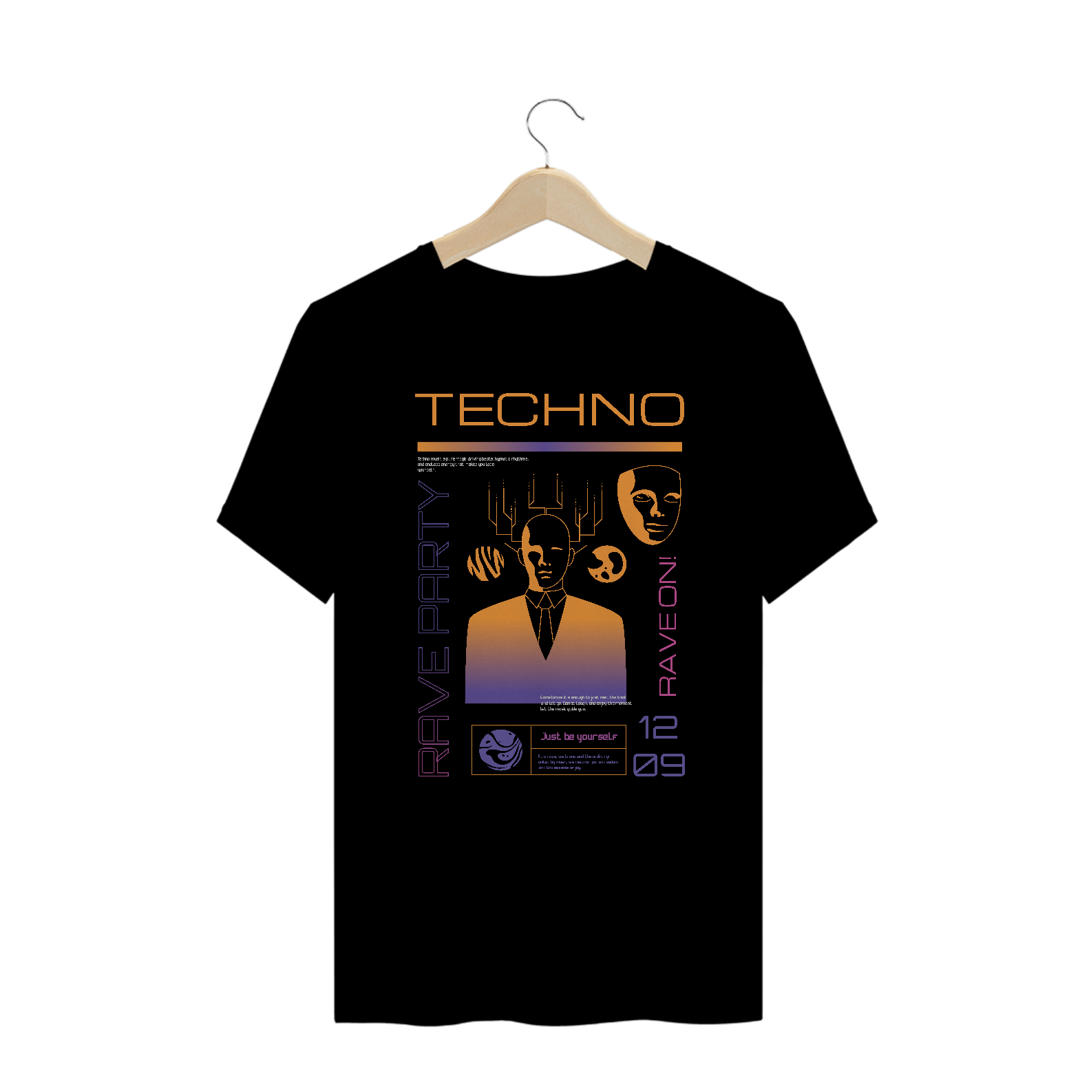 Camiseta Plus Size Techno
