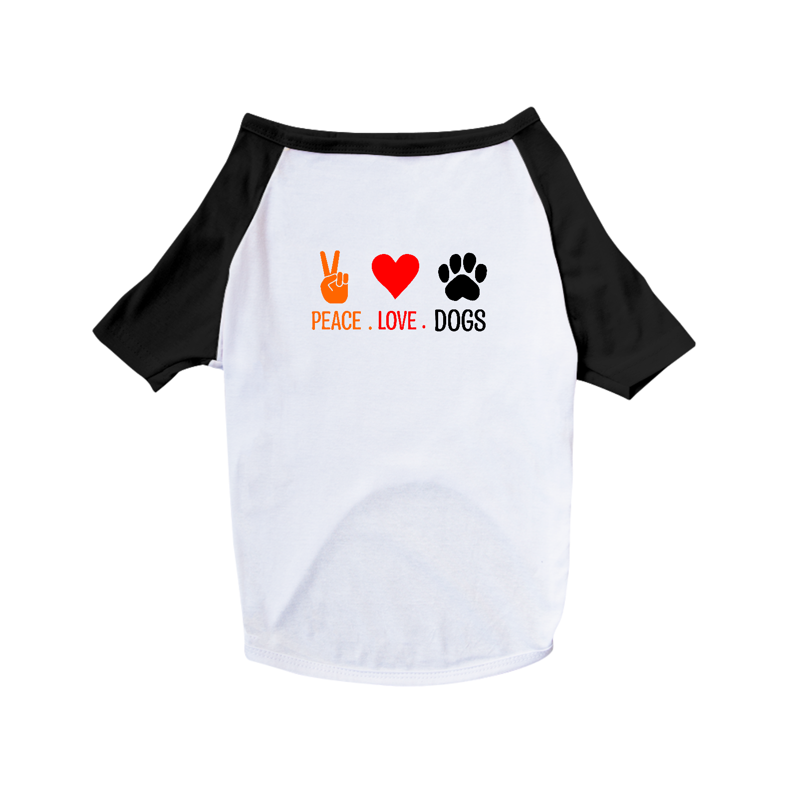 Camiseta Pet Cães / Peace Love Dogs