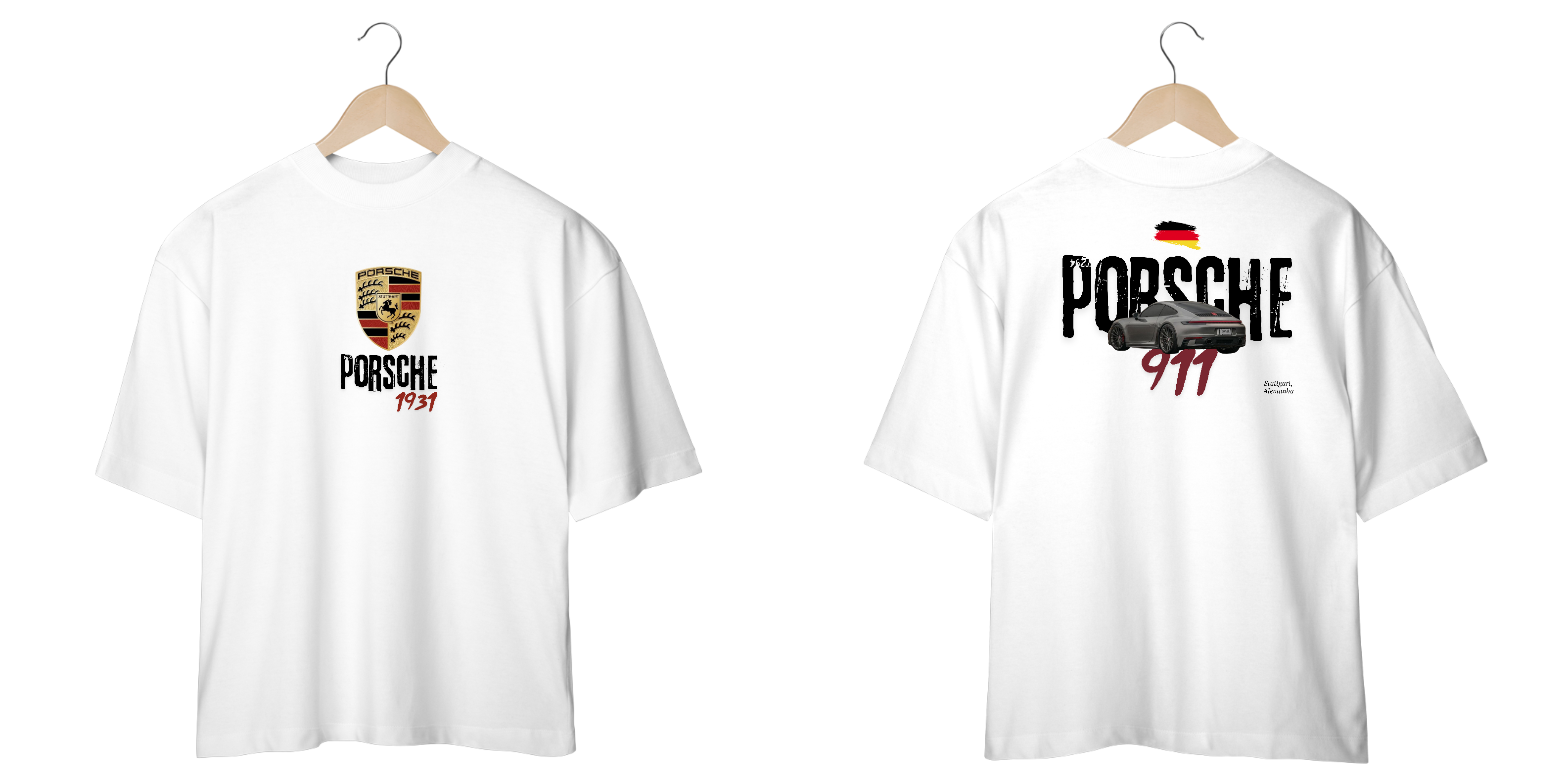 Camiseta Oversized Porshe 911