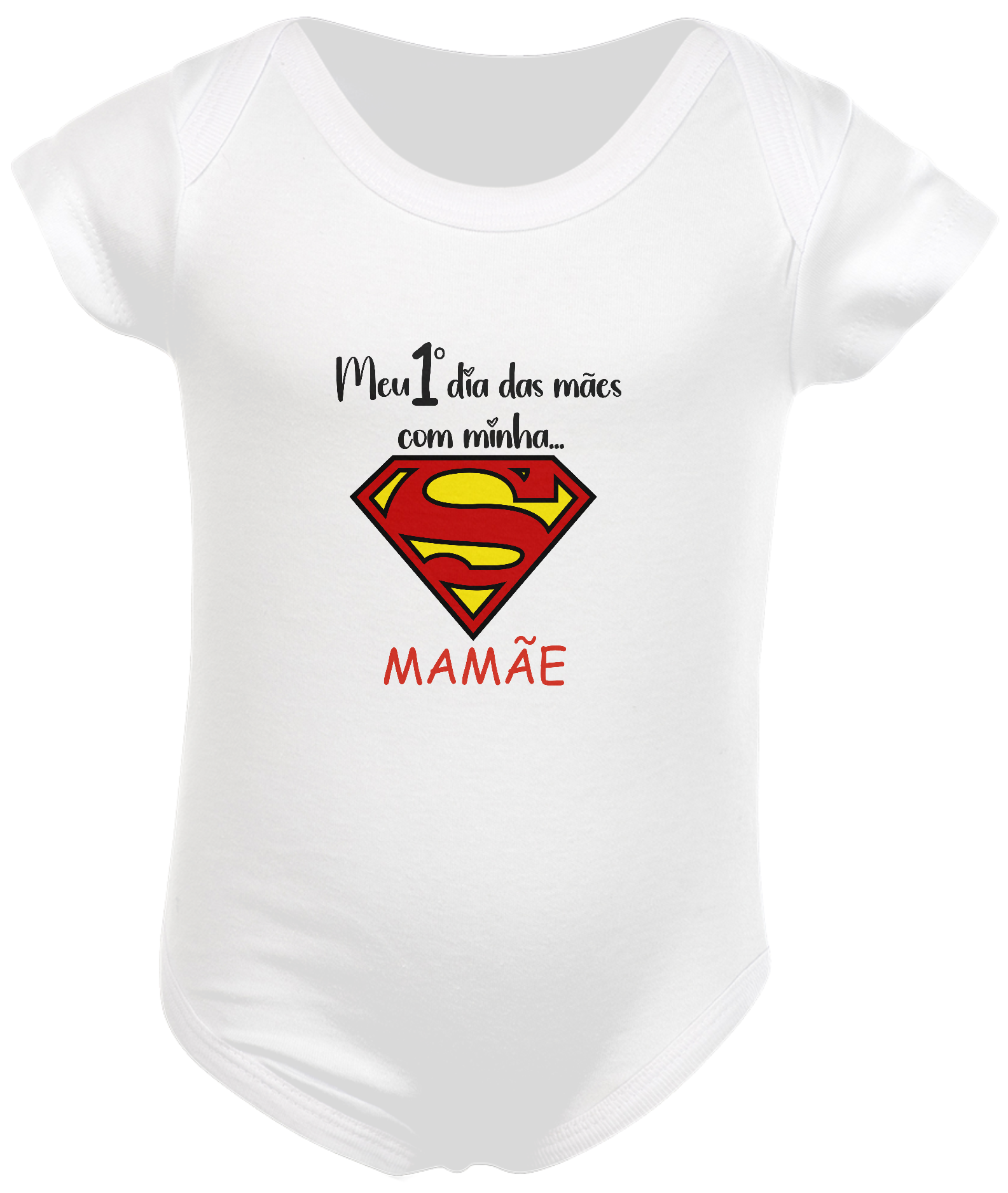 Body infantil super mamãe