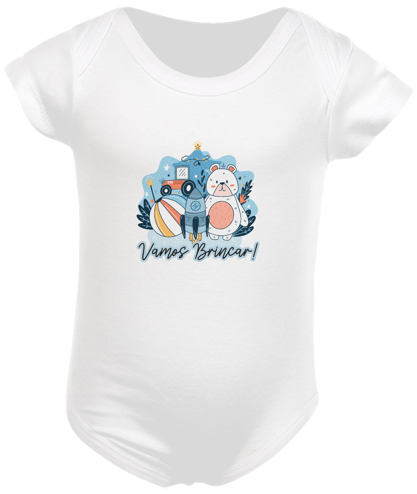 Body infantil urso 