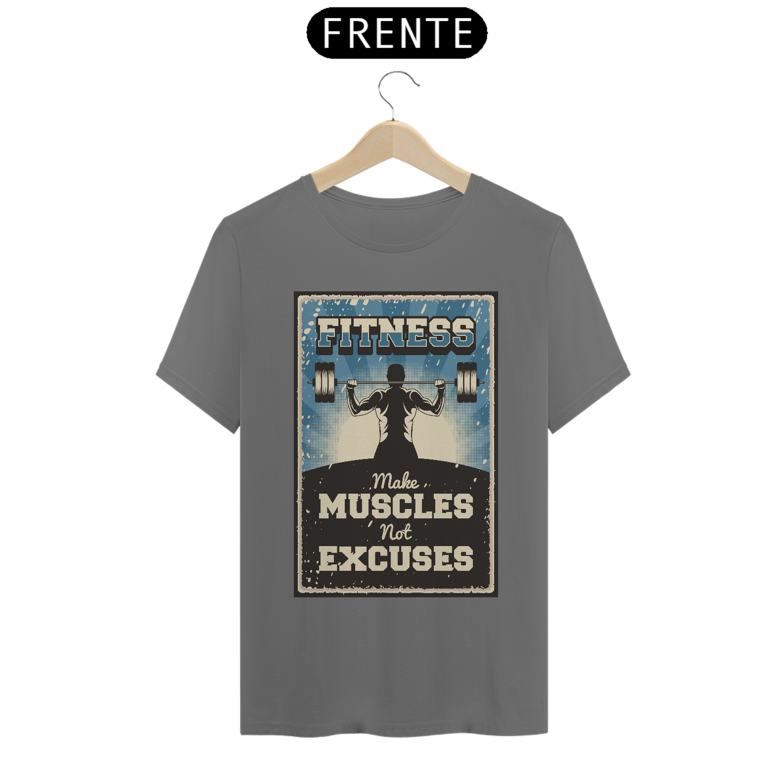 Camiseta estonada fitness