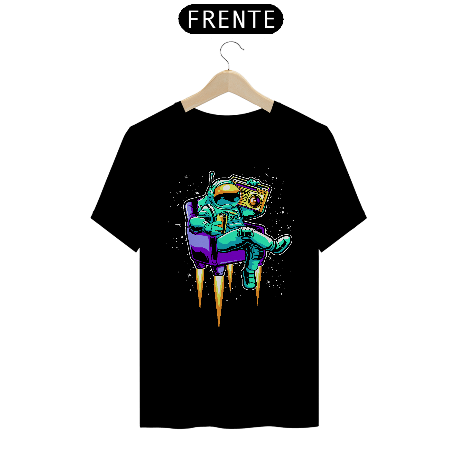 Camiseta astronauta