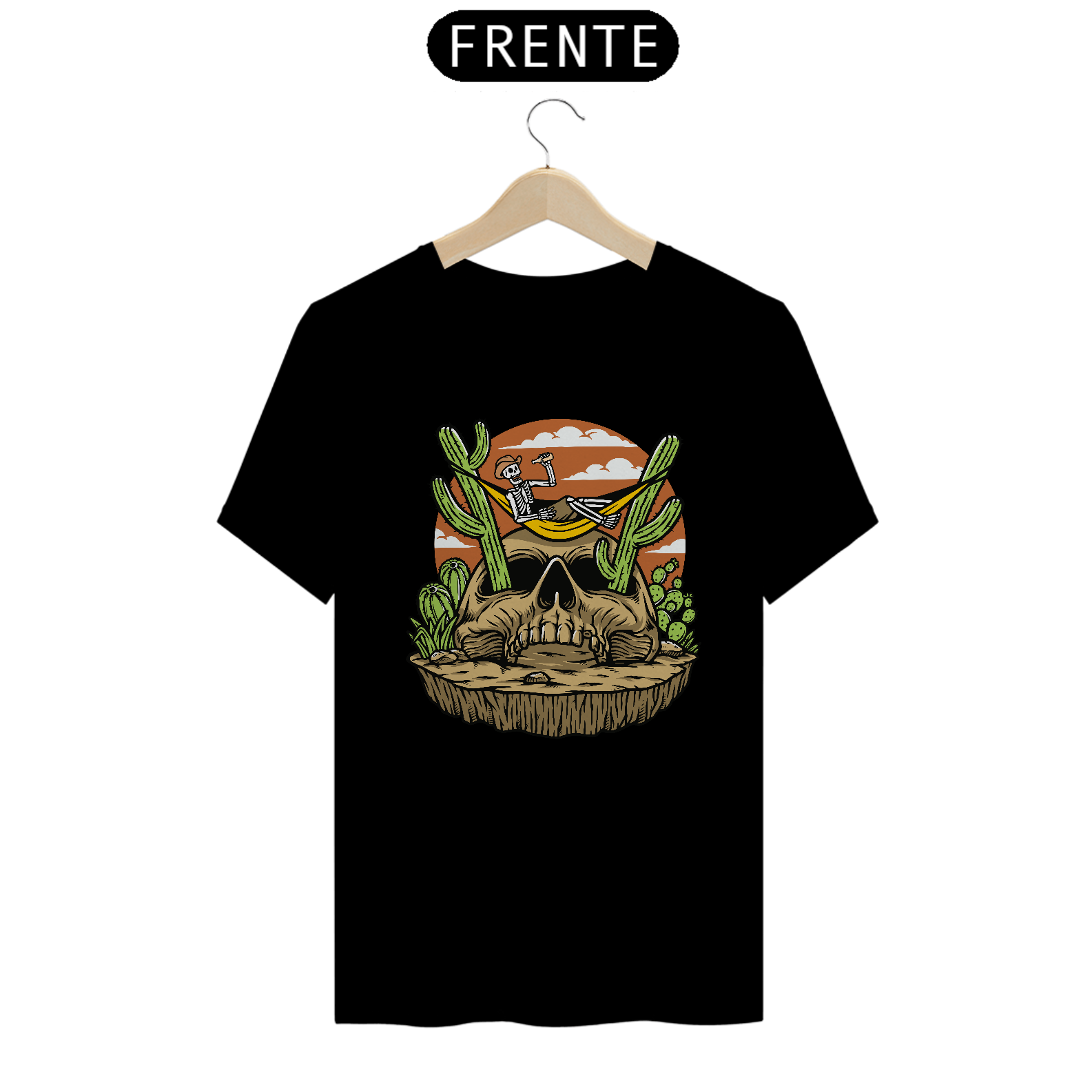 Camiseta caveira 