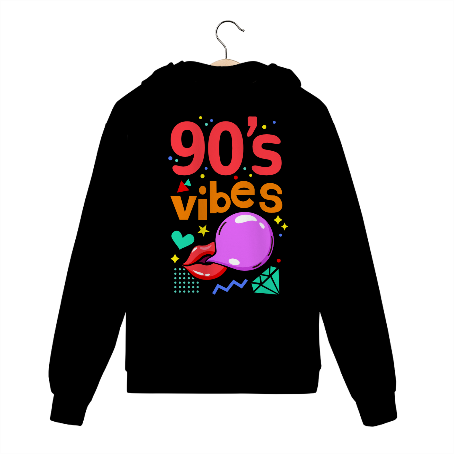 Moletom com zíper Vibe 90
