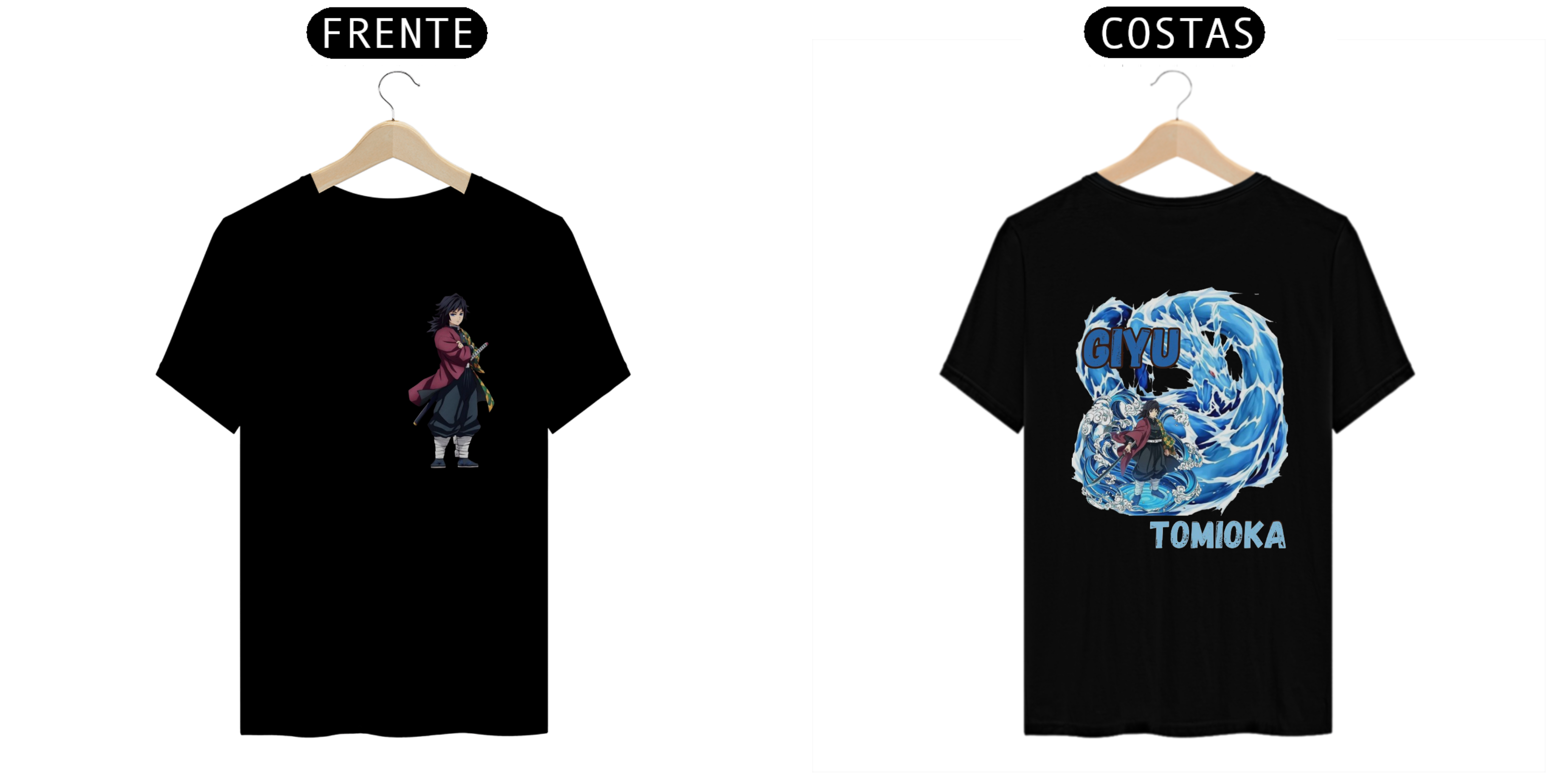 Camisa: Giyu Tomioka Demon Slayer