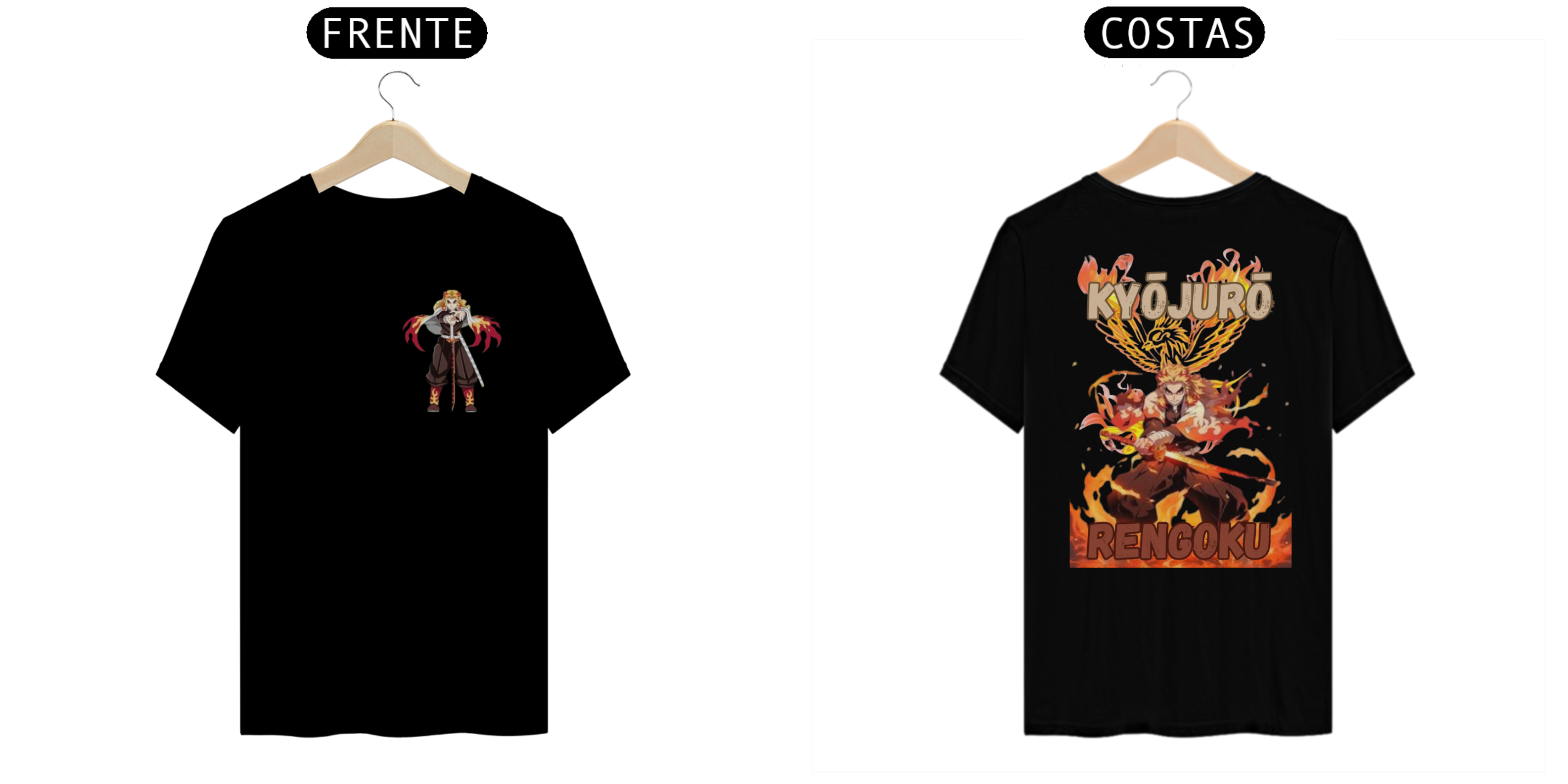 Camisa: Kyōjurō Rengoku Demon Slayer