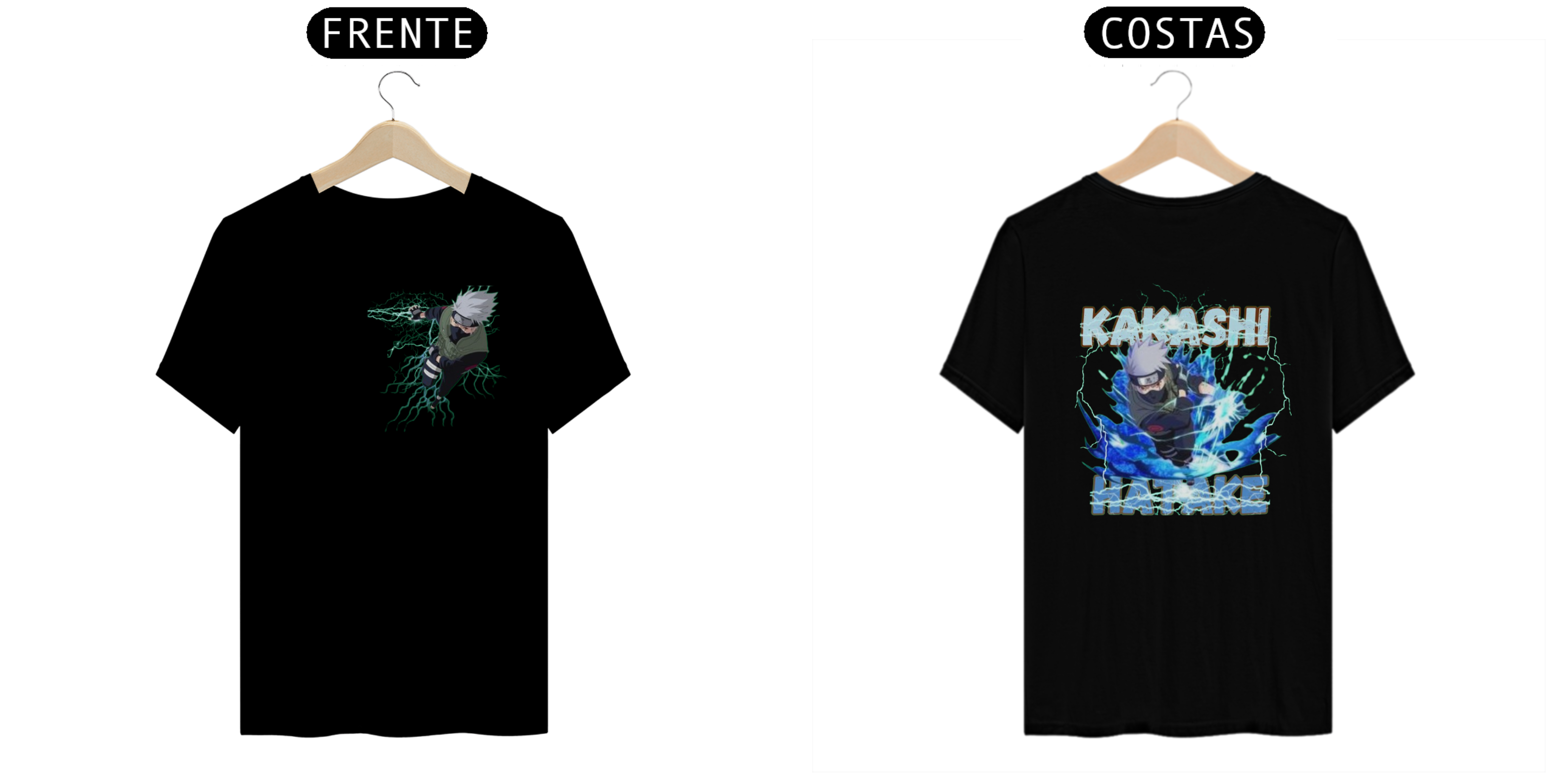 Camisa: Kakashi Hatake Naruto