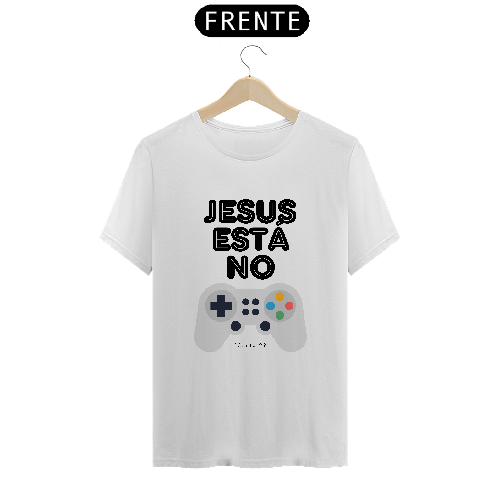 Camiseta Cristão Jesus no controle