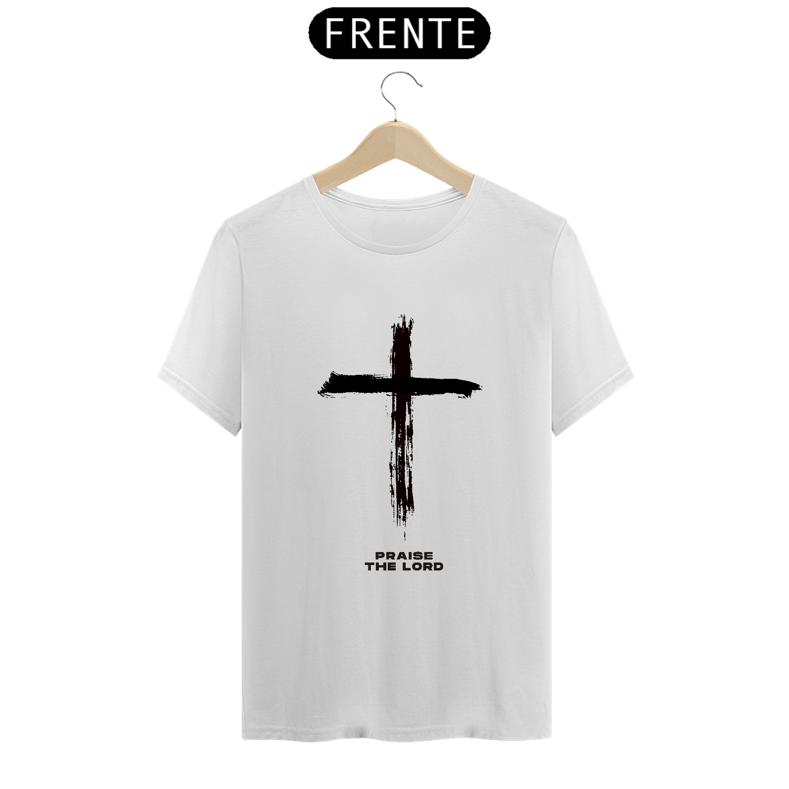 Camiseta Cristã Praise the Lord - estampa escura