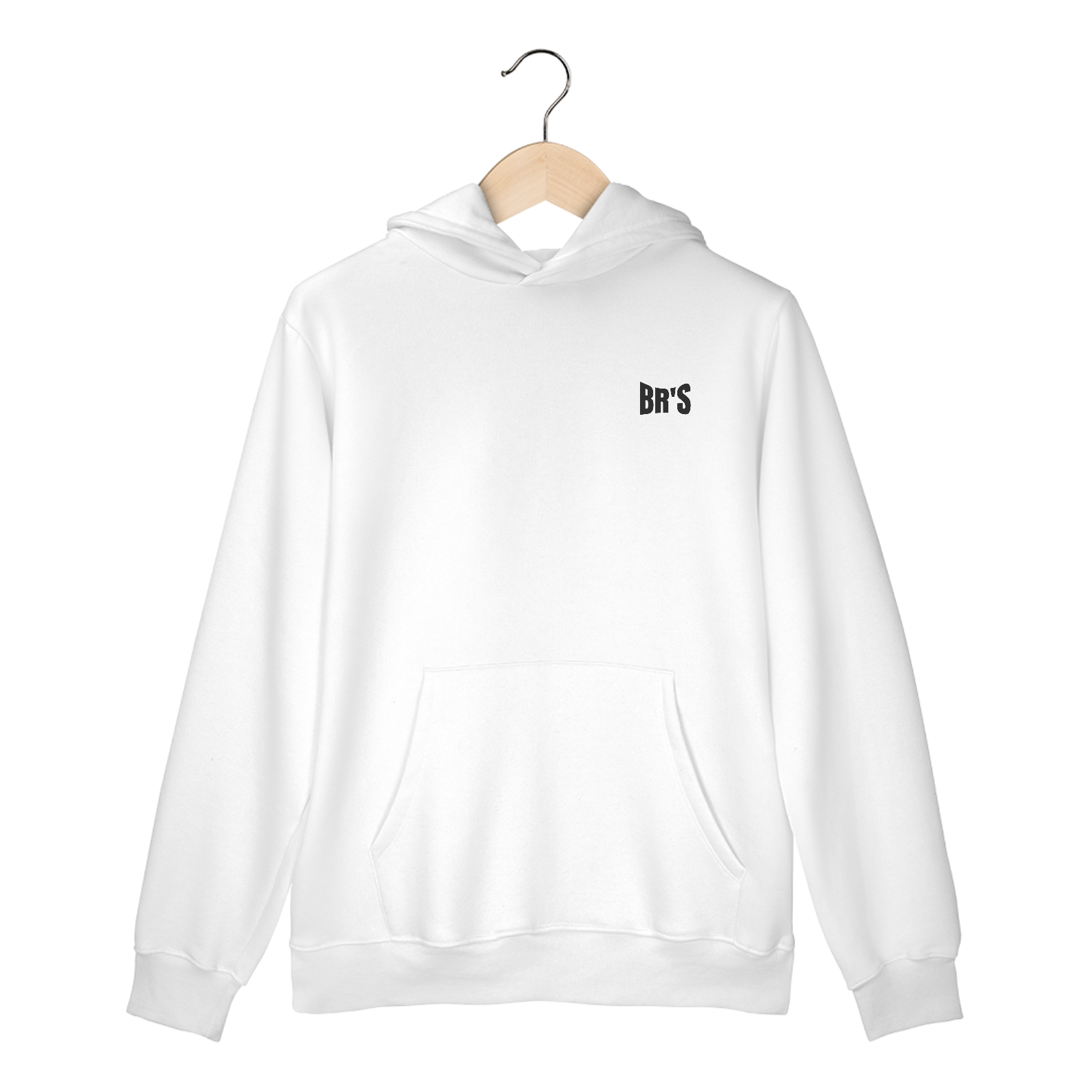 Moletom Com Capuz White - BR`s Store