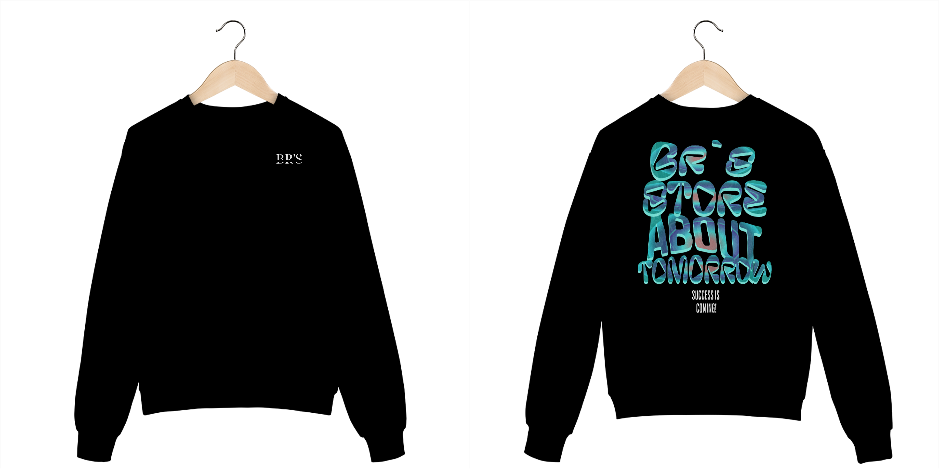 Moletom Sem Capuz Black - BR`s Store