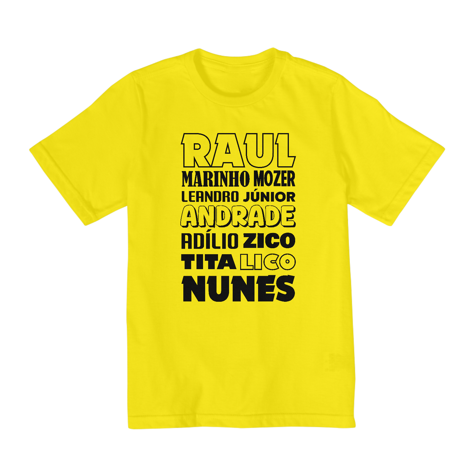 CAMISETA INFANTIL 2 A 8 FLAMENGO ESQUADRÃO - MUNDIAL 1981