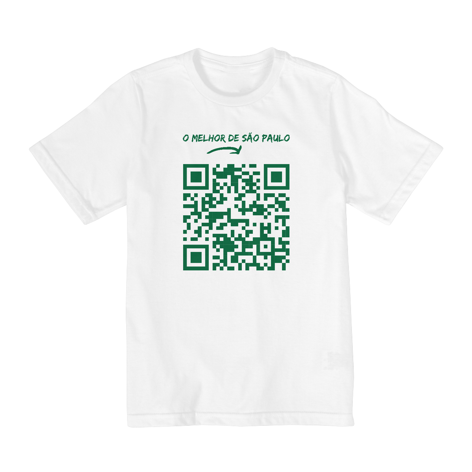 CAMISETA INFANTIL 2 A 8 PALMEIRAS QR CLUB