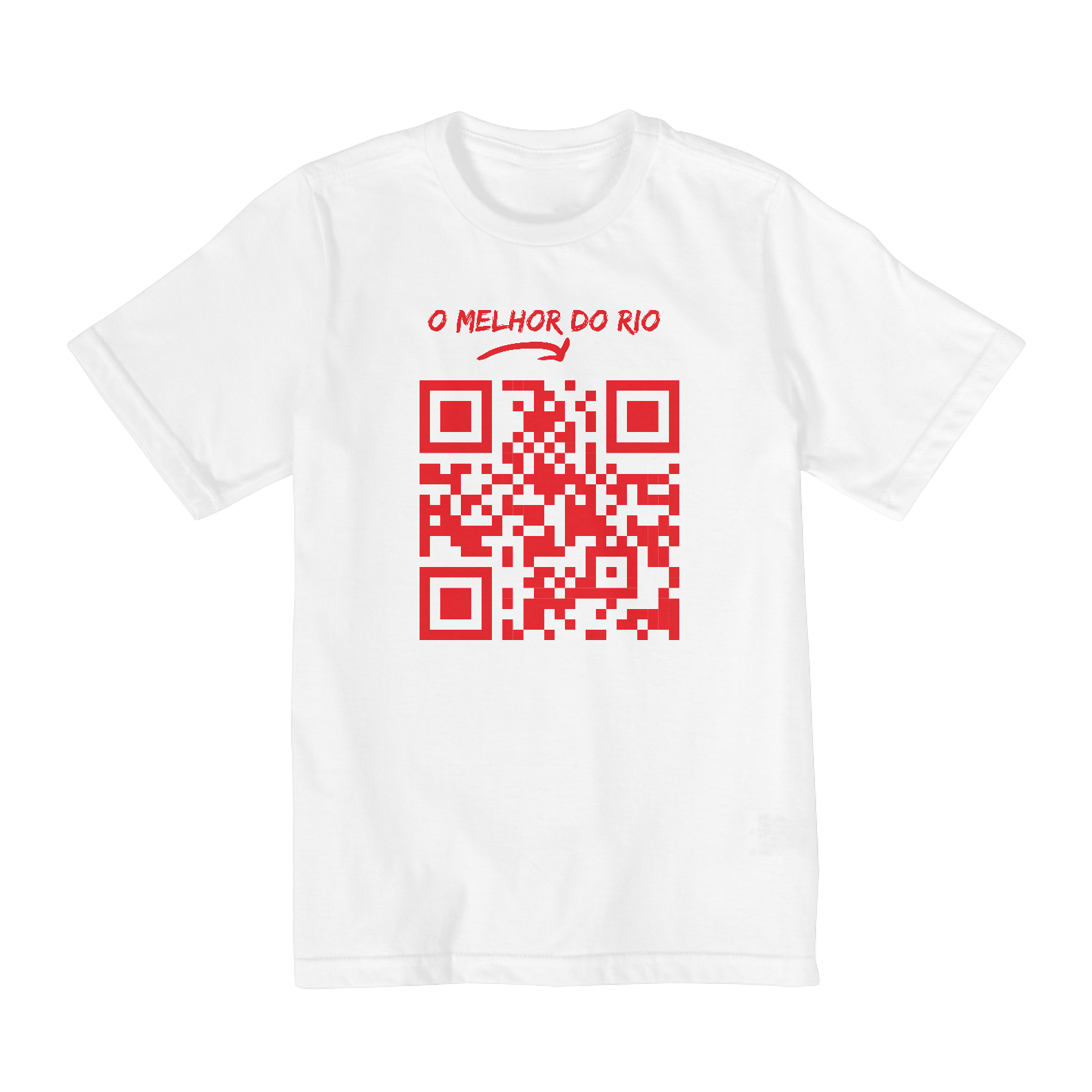 CAMISETA INFANTIL 2 A 8 ANOS FLAMENGO QR CLUB