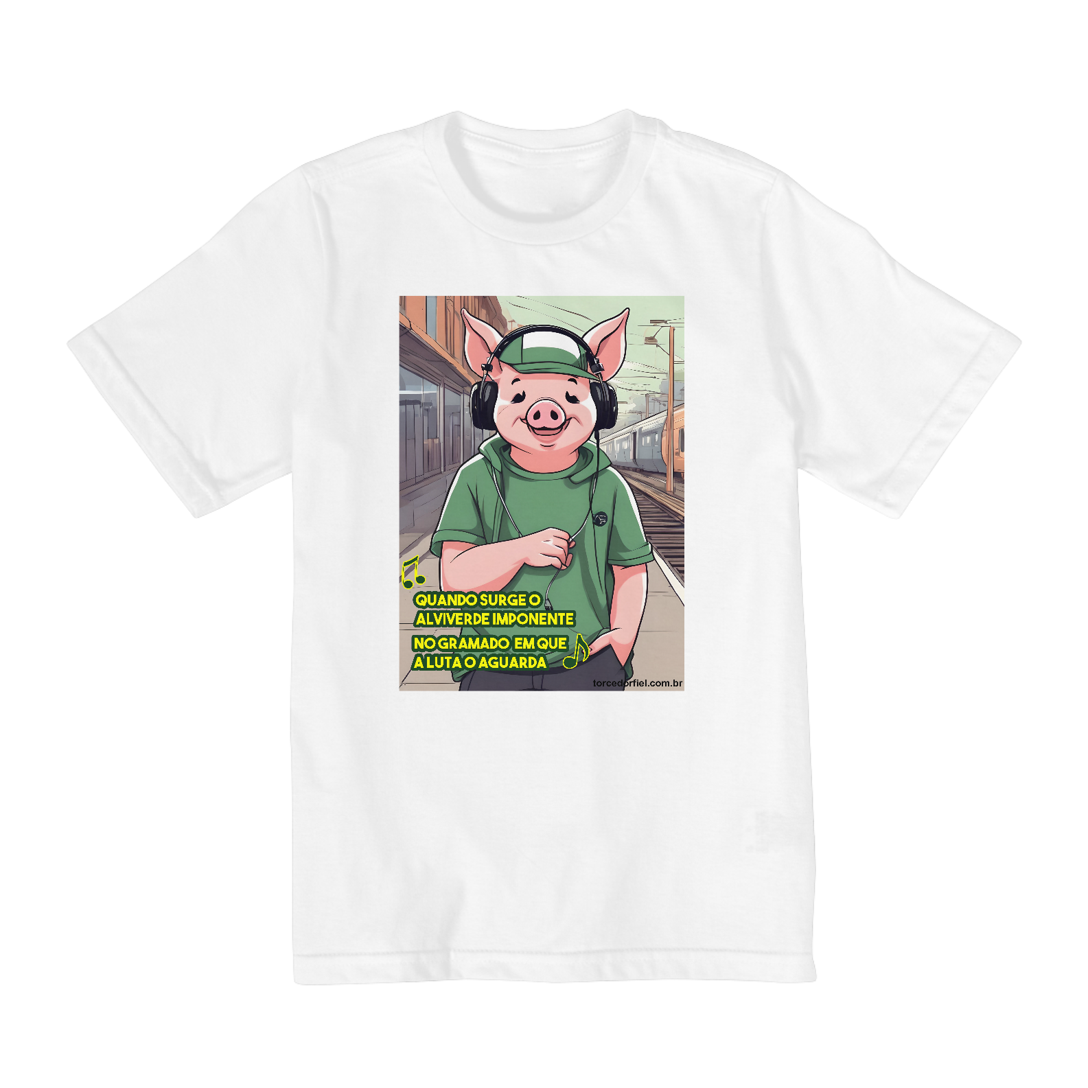 CAMISETA INFANTIL 10 A 14 PALMEIRAS MASCOTES #1