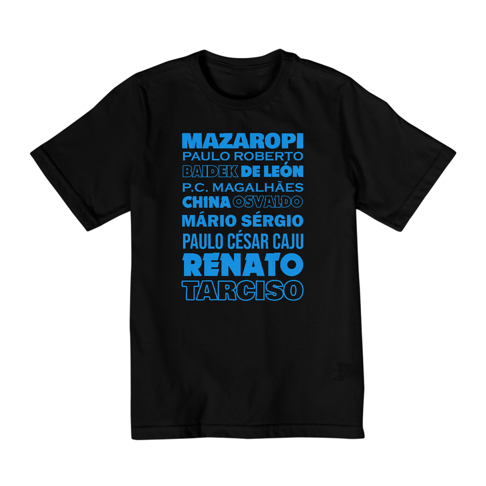 CAMISETA INFANTIL 10 A 14 GRÊMIO ESQUADRÃO - MUNDIAL 1983