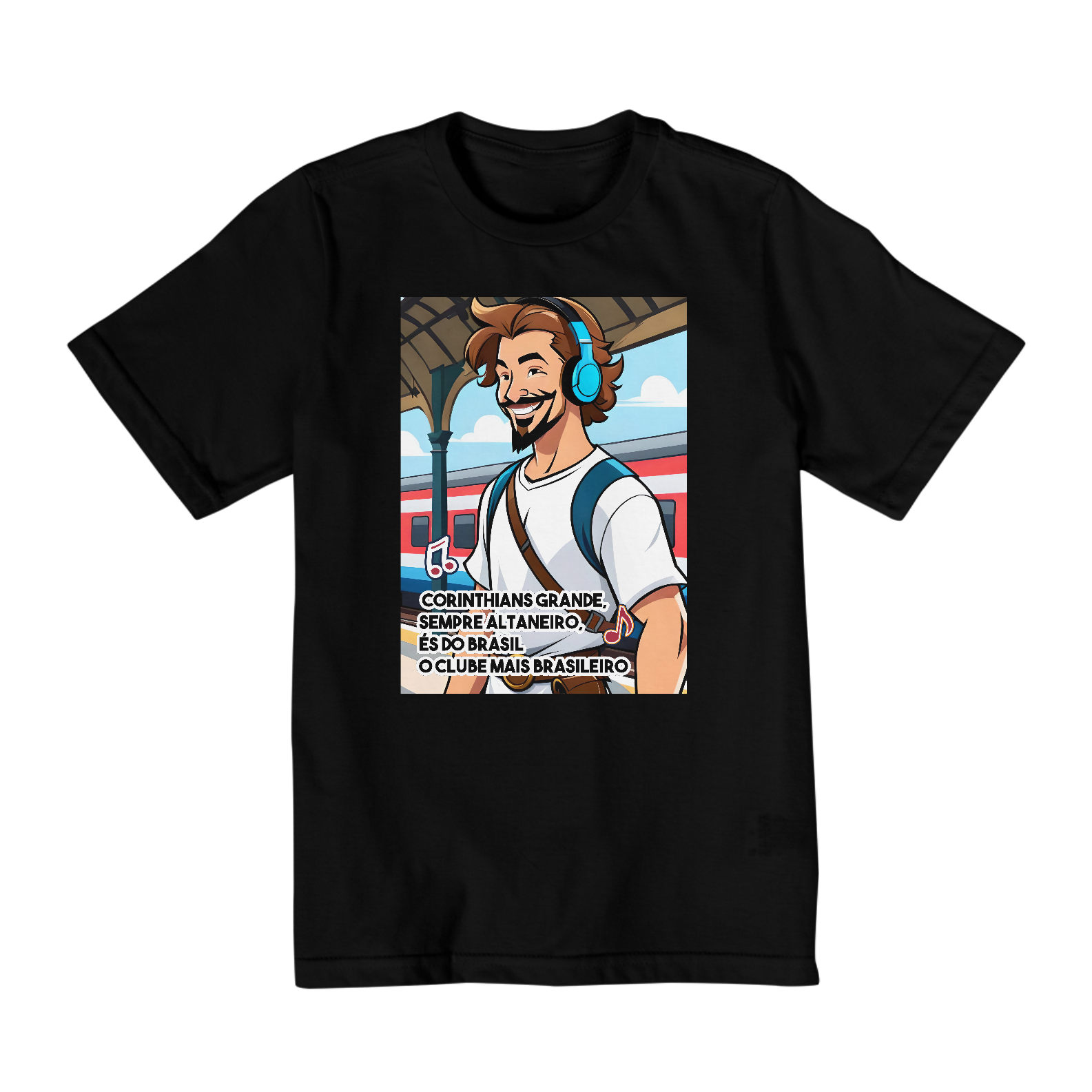 CAMISETA INFANTIL 10 A 14 CORINTHIANS MASCOTE #2