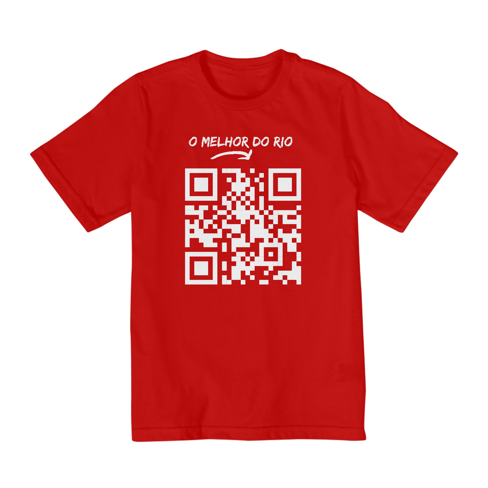 CAMISETA INFANTIL 10 A 14 FLAMENGO QR CLUB