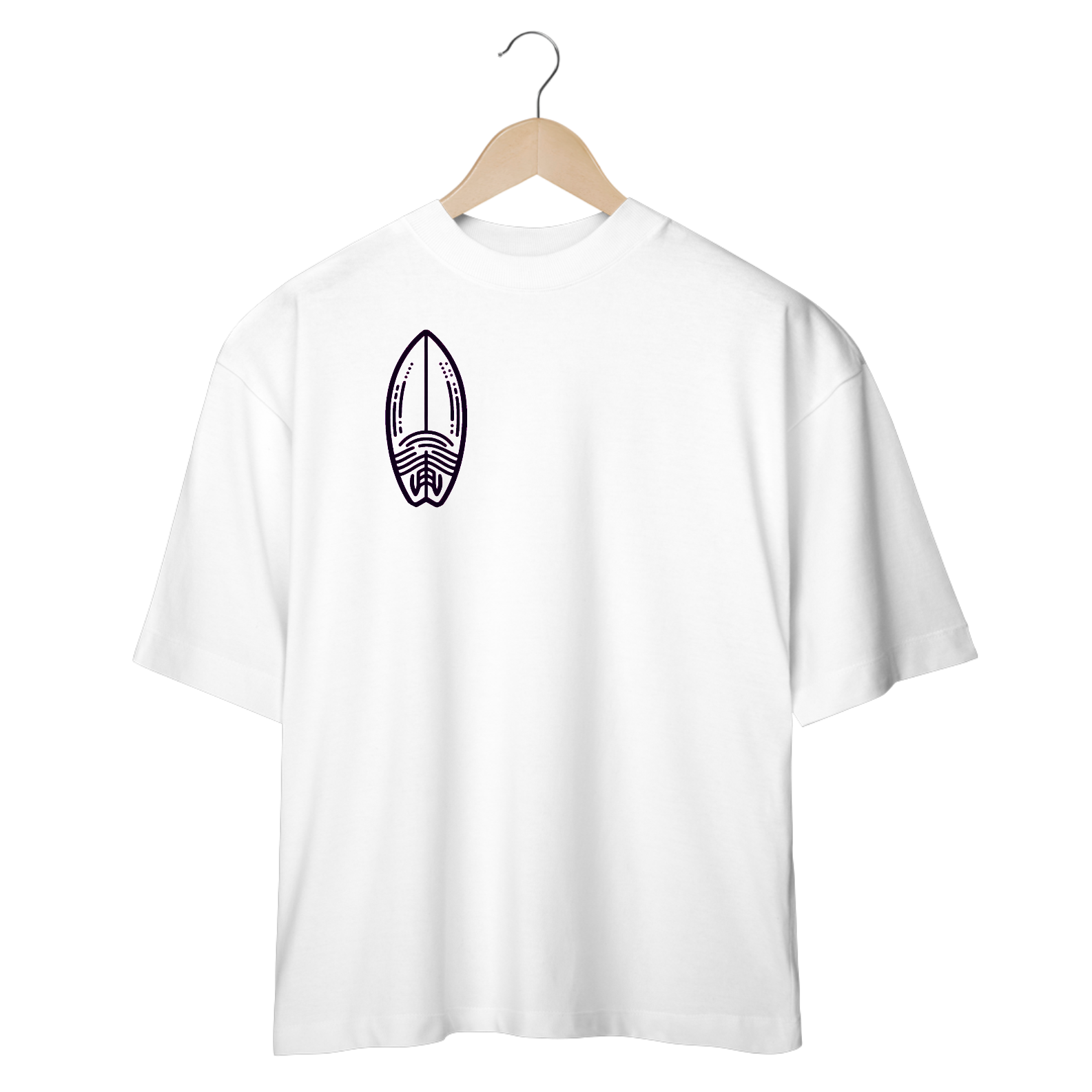 Camiseta Oversized Prancha Old School