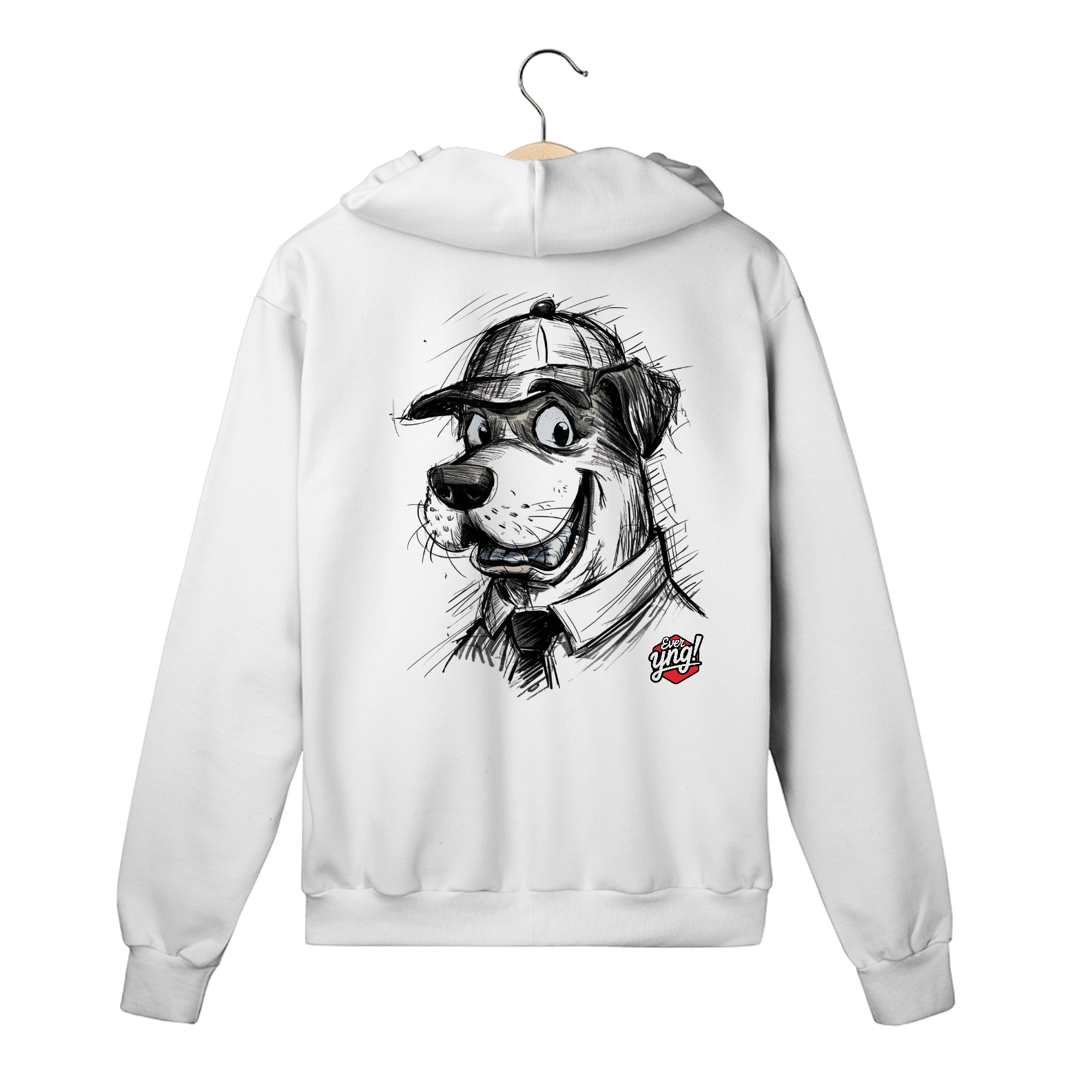 Cão com Estilo - Moletom com Zíper