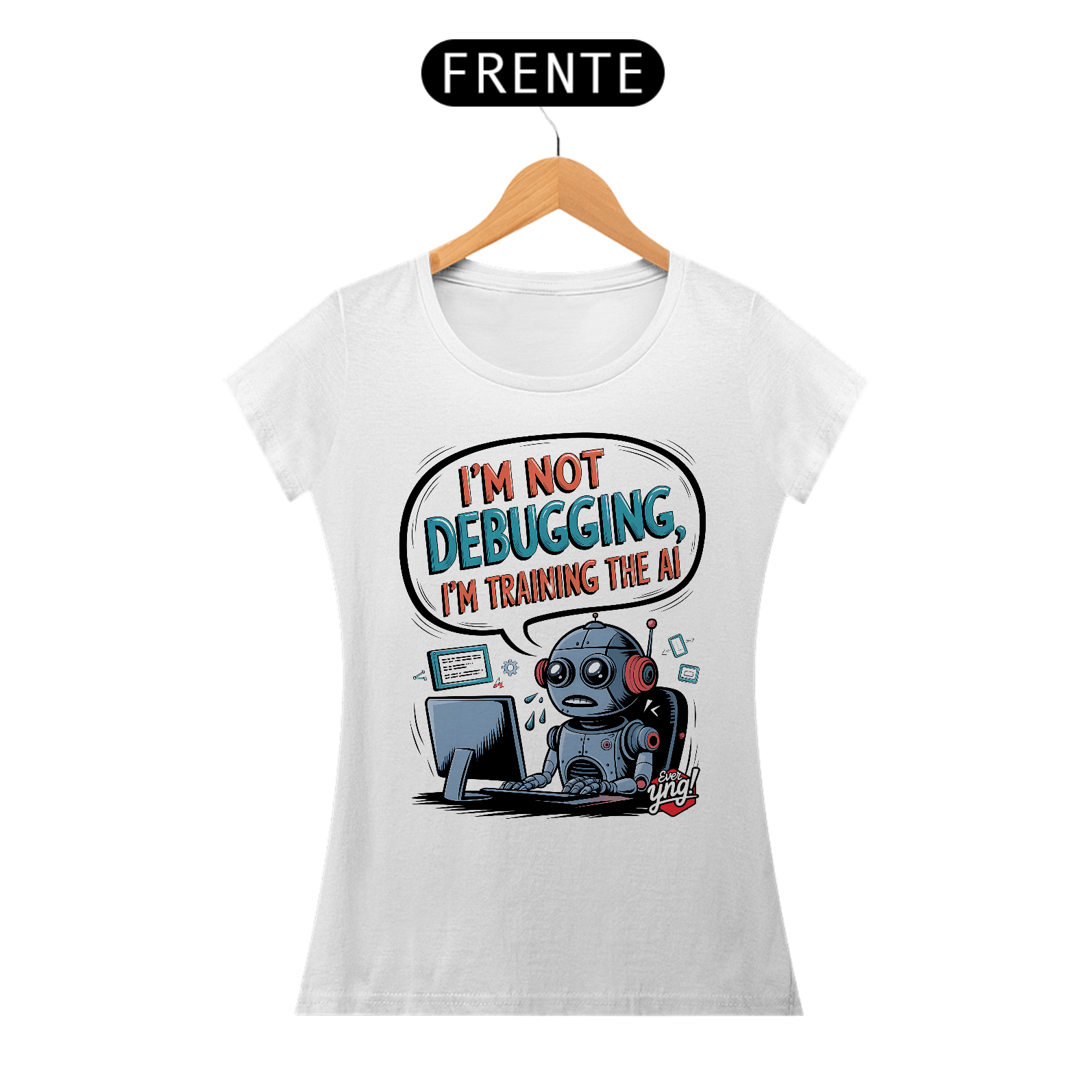 Treinando a IA - Camiseta Feminina