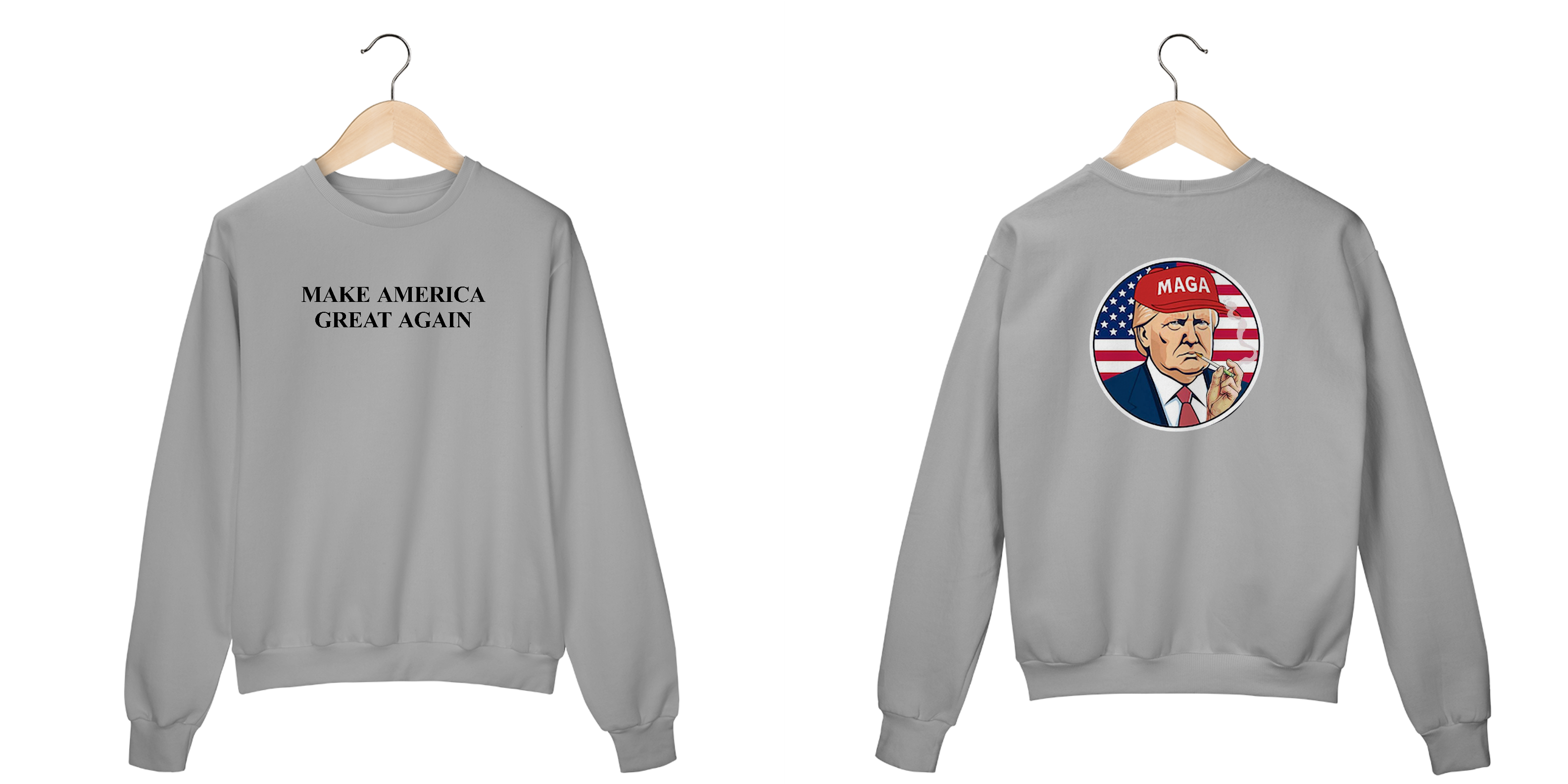 Moletom MAGA x Trump Mania BR