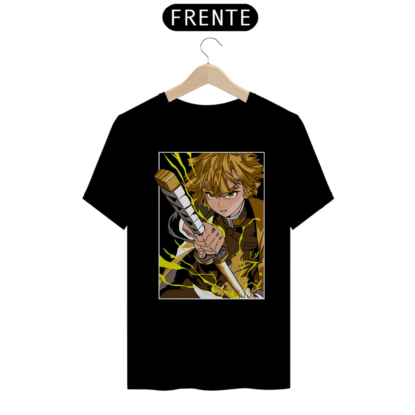 Camisa Zenitsu Agatsuma Demon Slayer