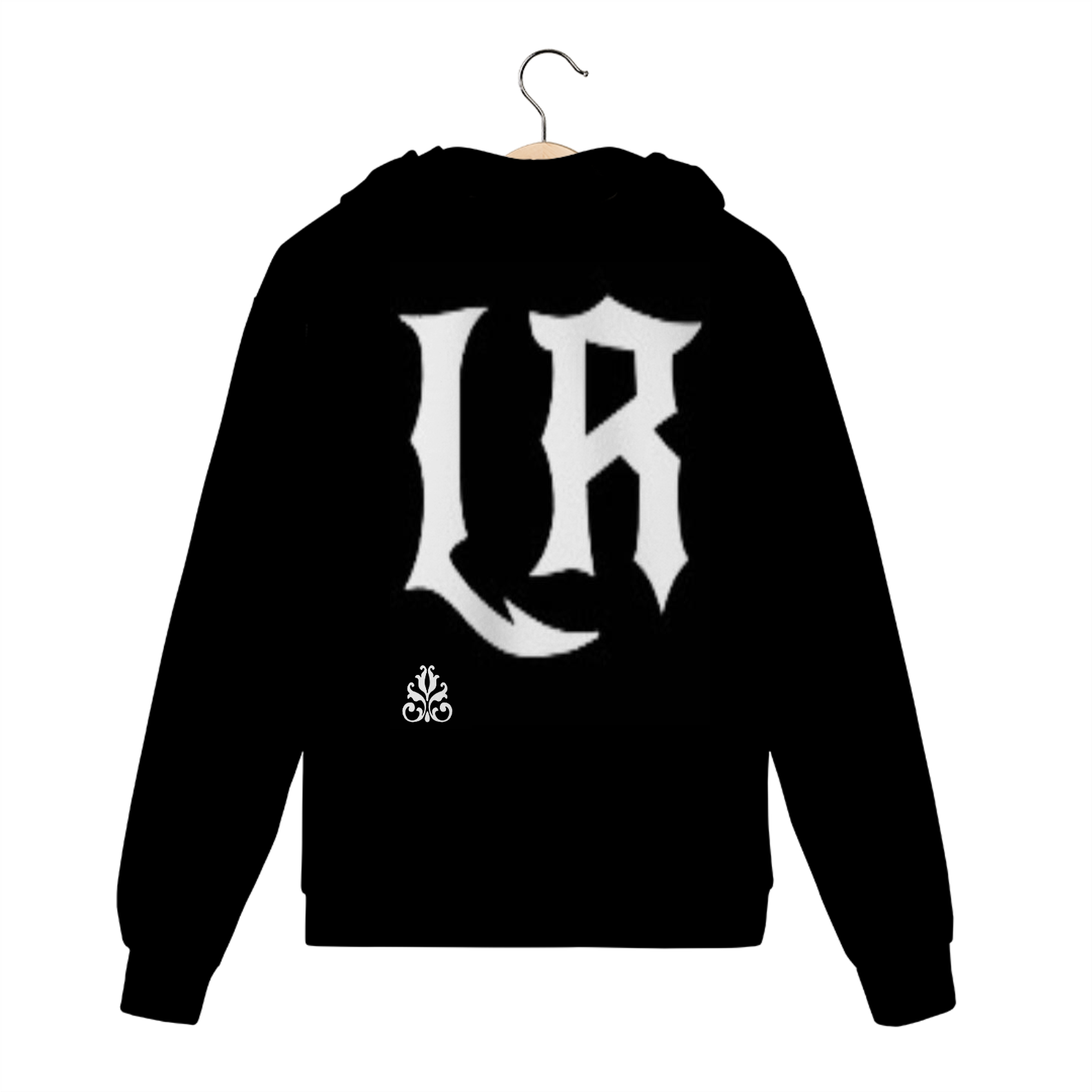 moleton preto com zíper