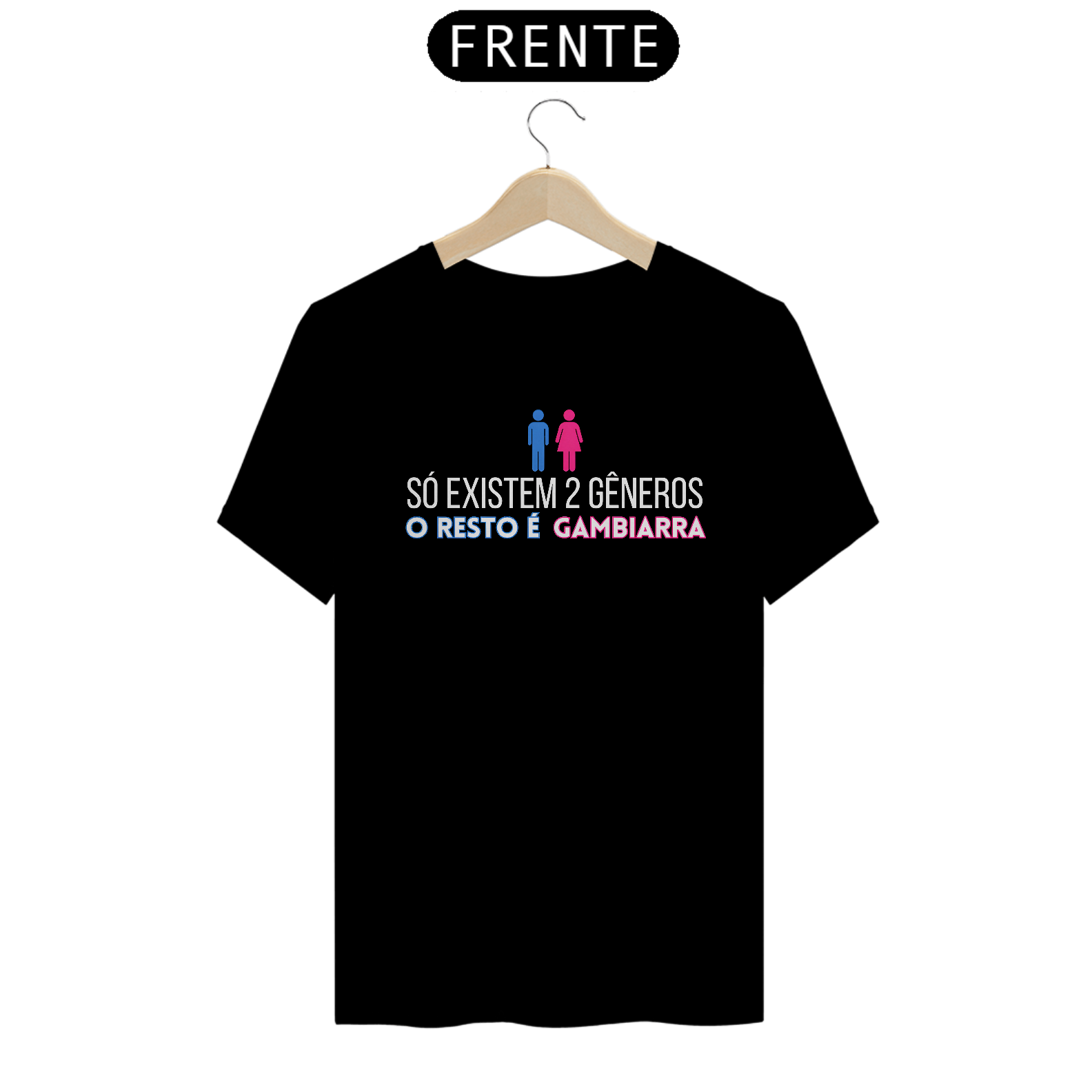 Camiseta Só Existem Dois Gêneros - Conservador Direita Unisex